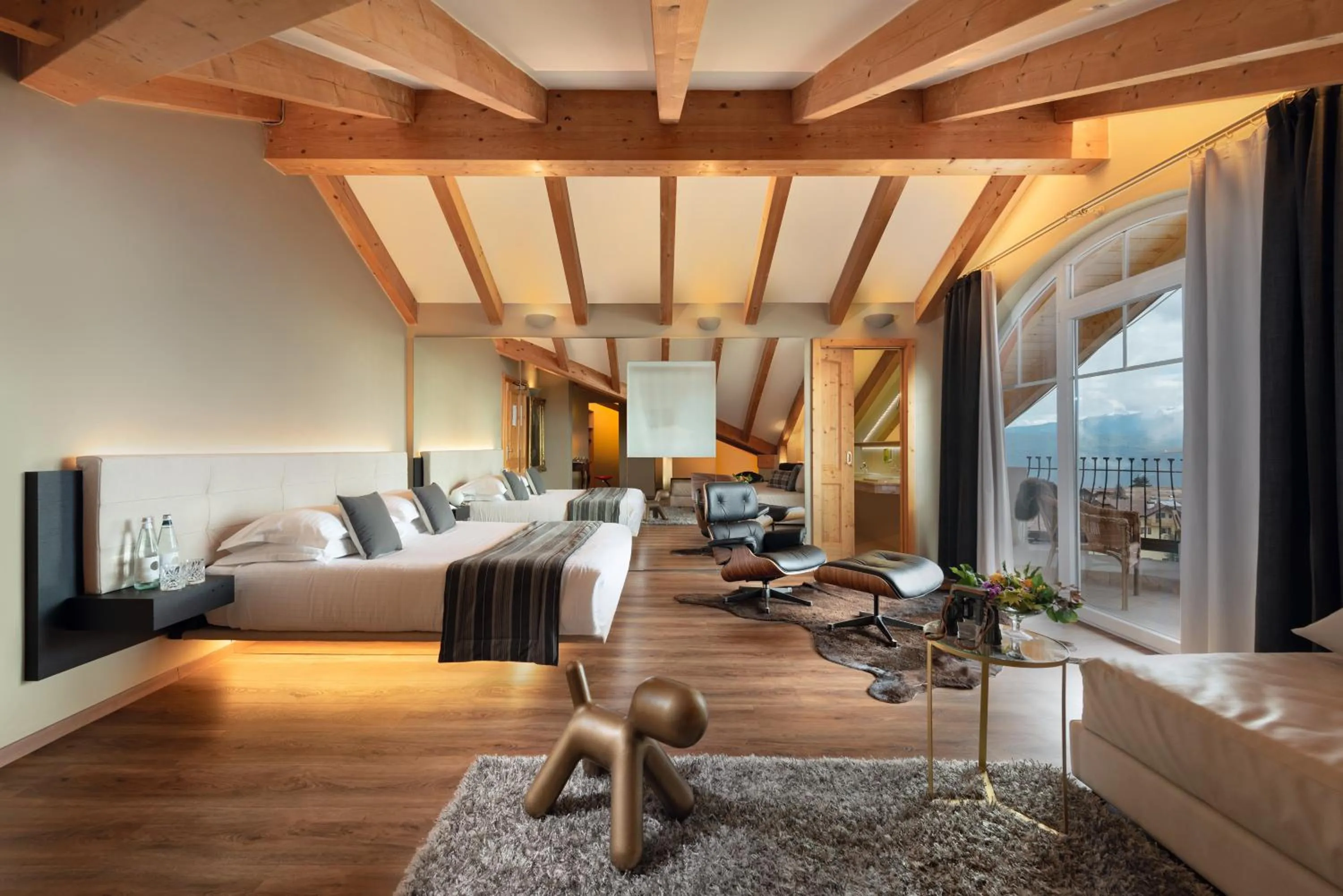 Bedroom, Bed in Alp Wellness Sport Hotel Panorama