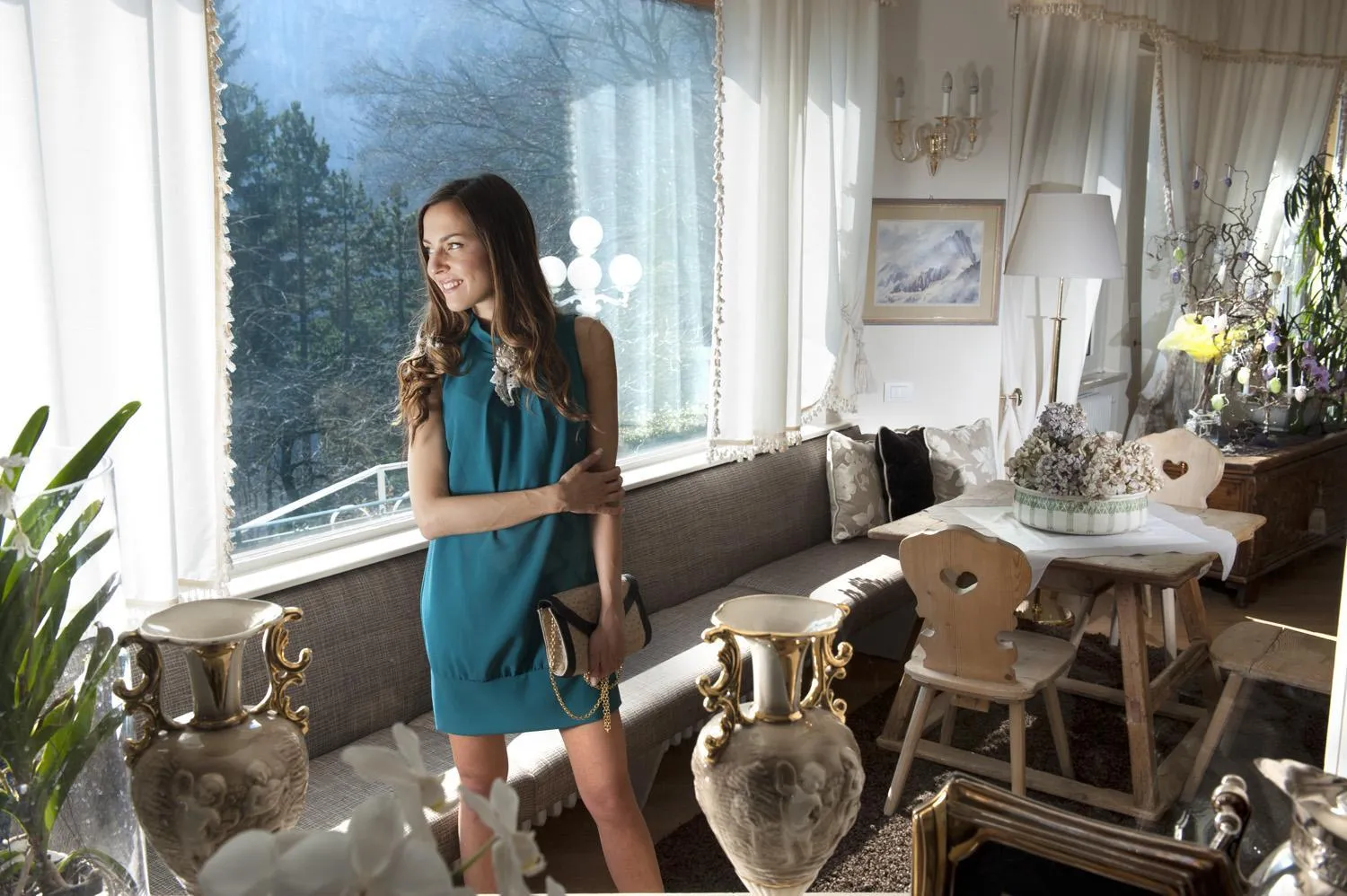 Communal lounge/ TV room in Alp Wellness Sport Hotel Panorama