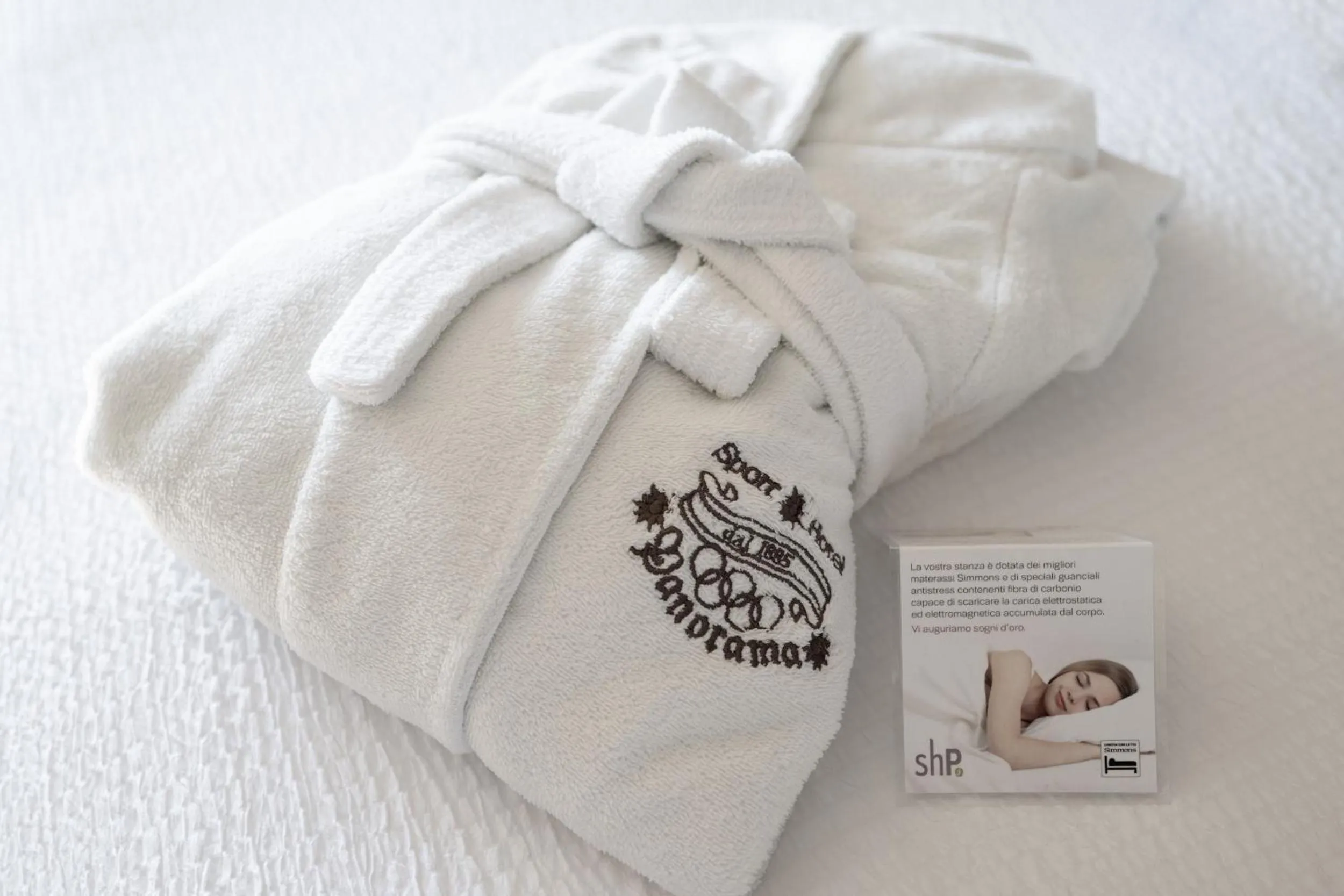 Bed in Alp & Wellness Sport Hotel Panorama