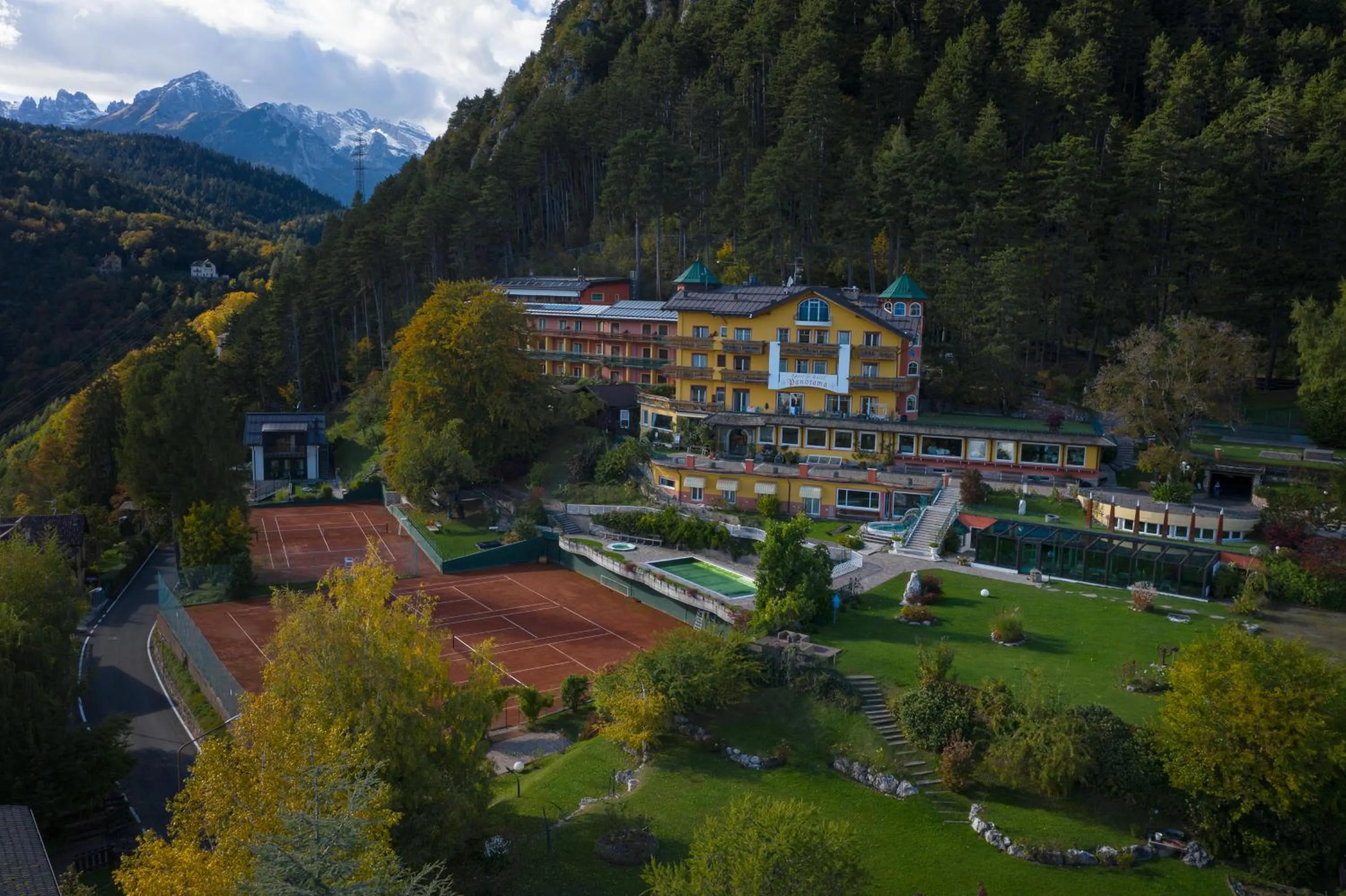 Garden in Alp Wellness Sport Hotel Panorama