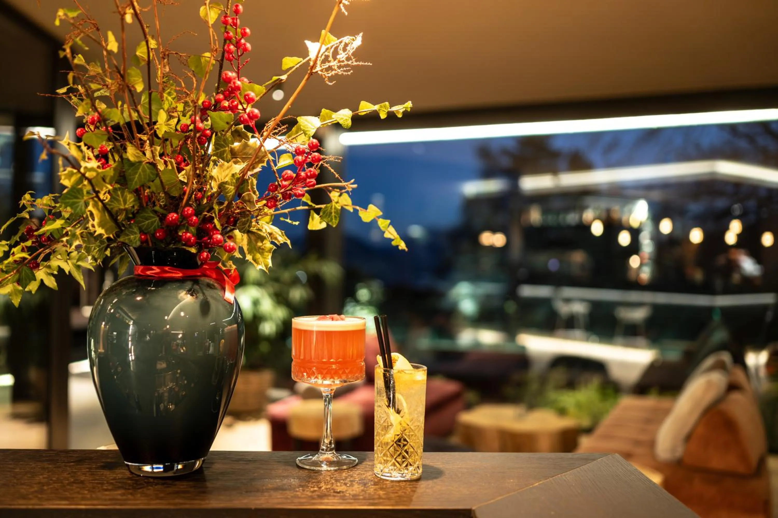 Lounge or bar in Alp Wellness Sport Hotel Panorama