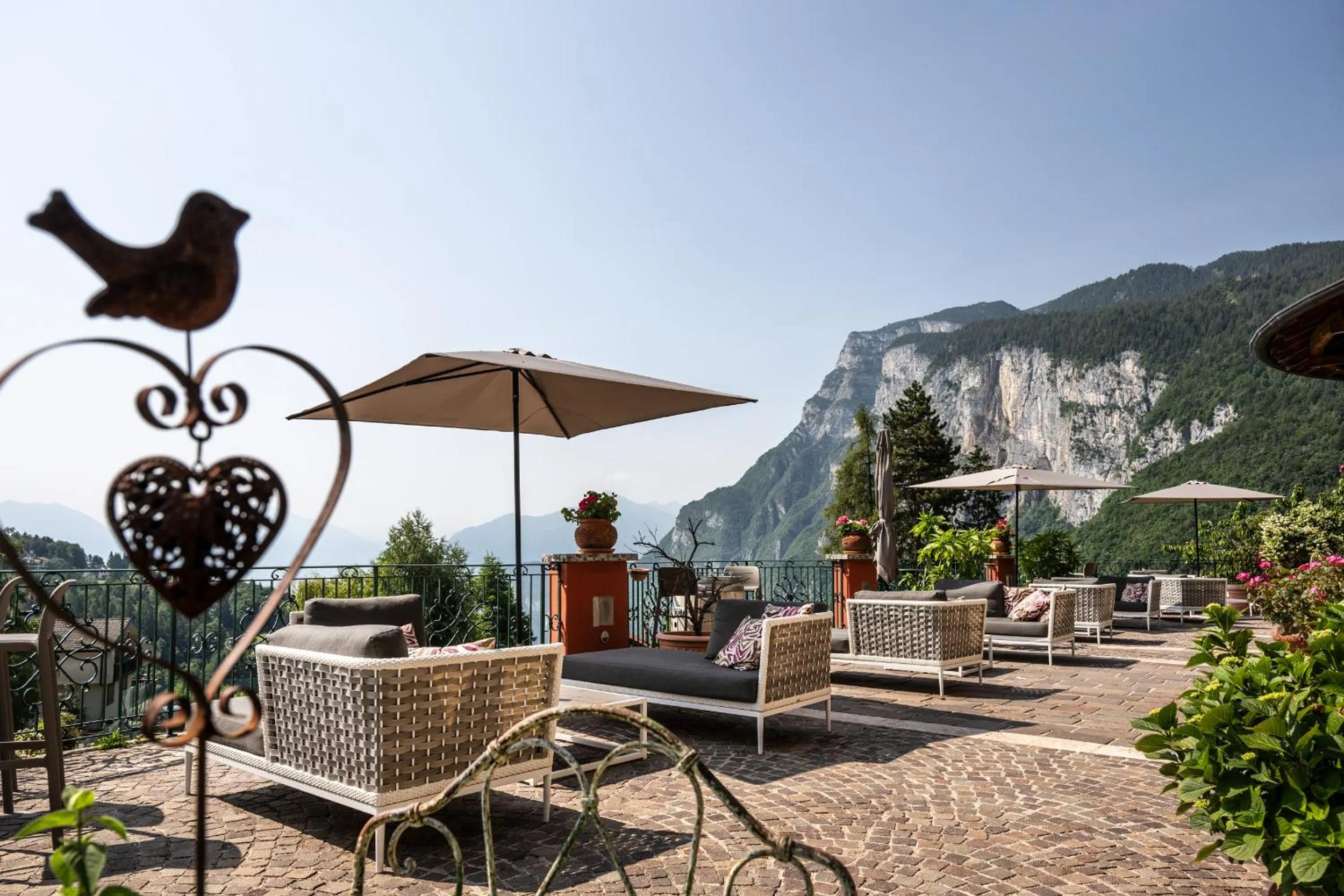 Balcony/Terrace in Alp Wellness Sport Hotel Panorama
