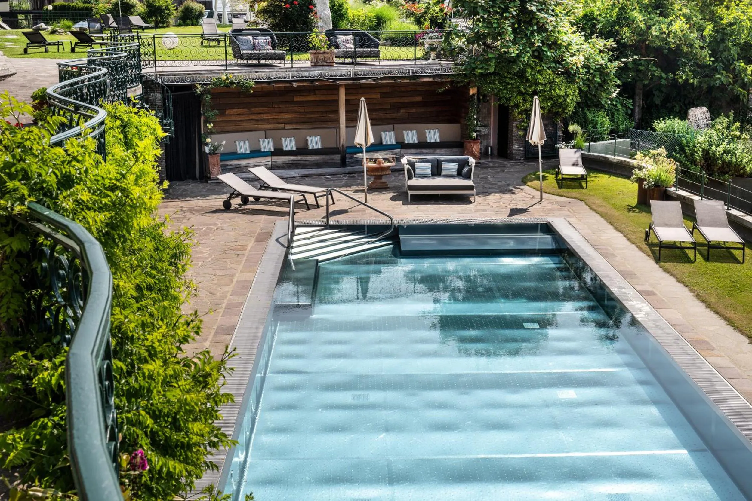 Open Air Bath in Alp Wellness Sport Hotel Panorama