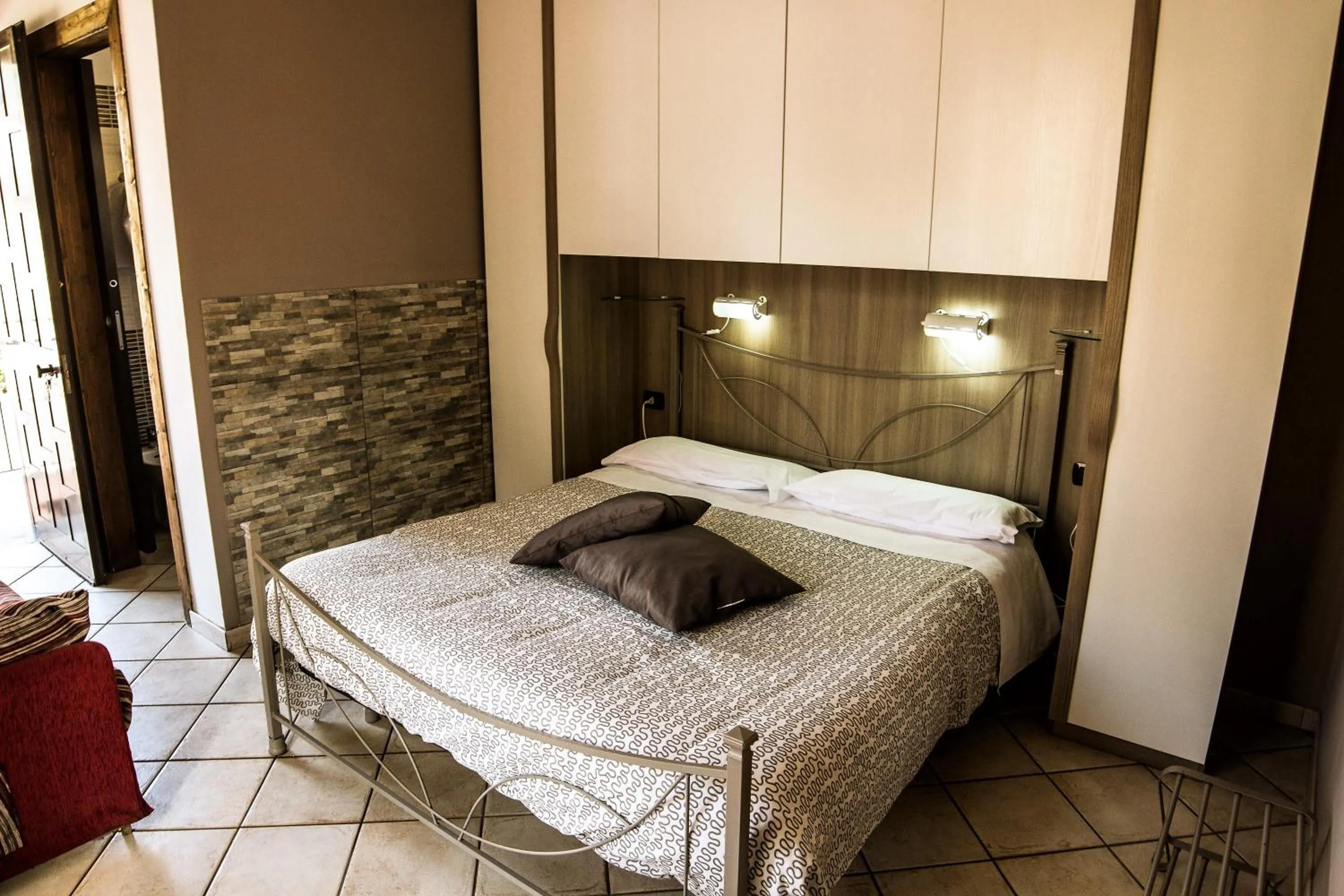 Patio, Bed in Sotto Il Vulcano