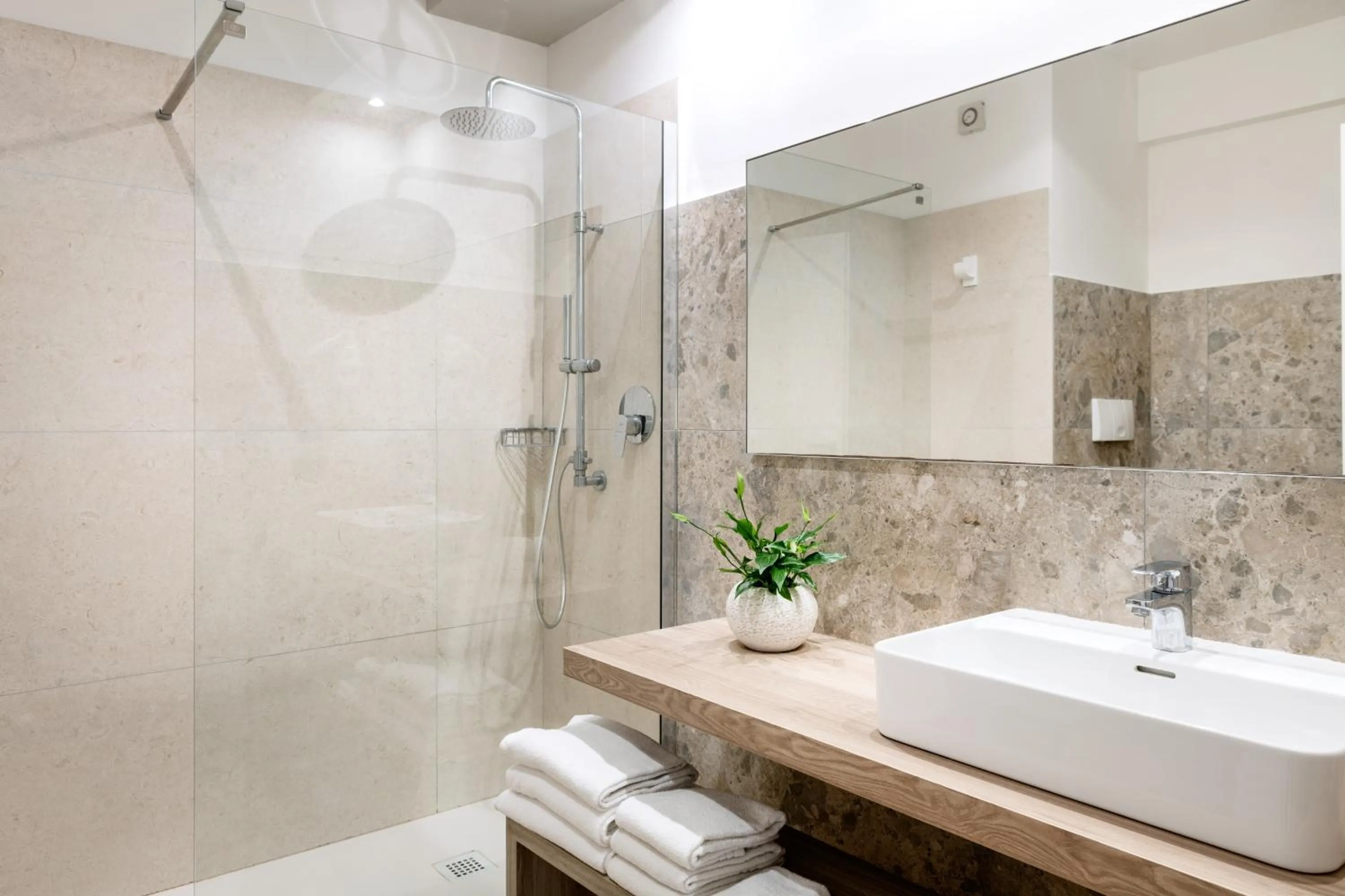 Bathroom in VOI Arenella Resort