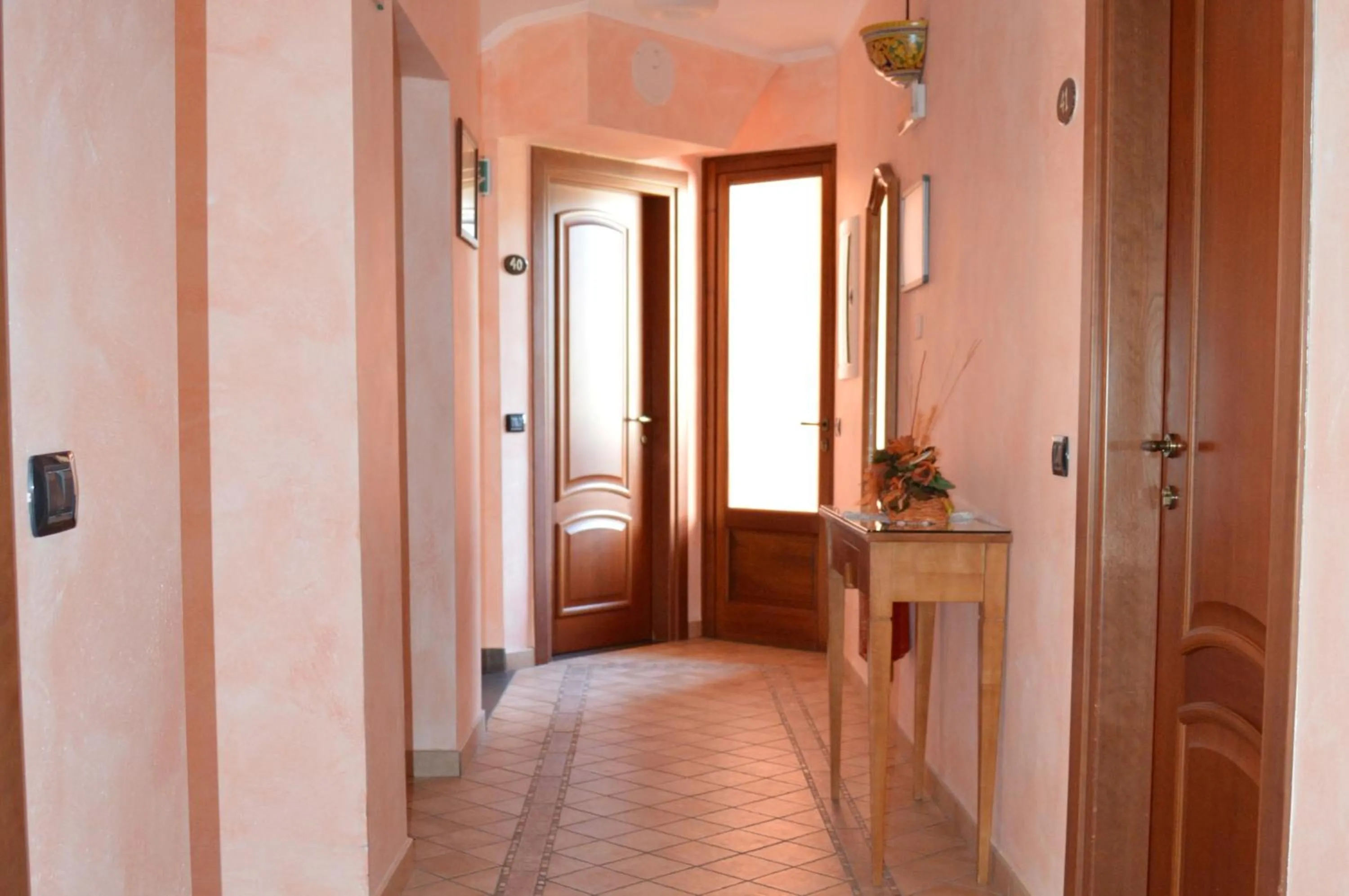 Decorative detail in Residence Alberghiero Eolie
