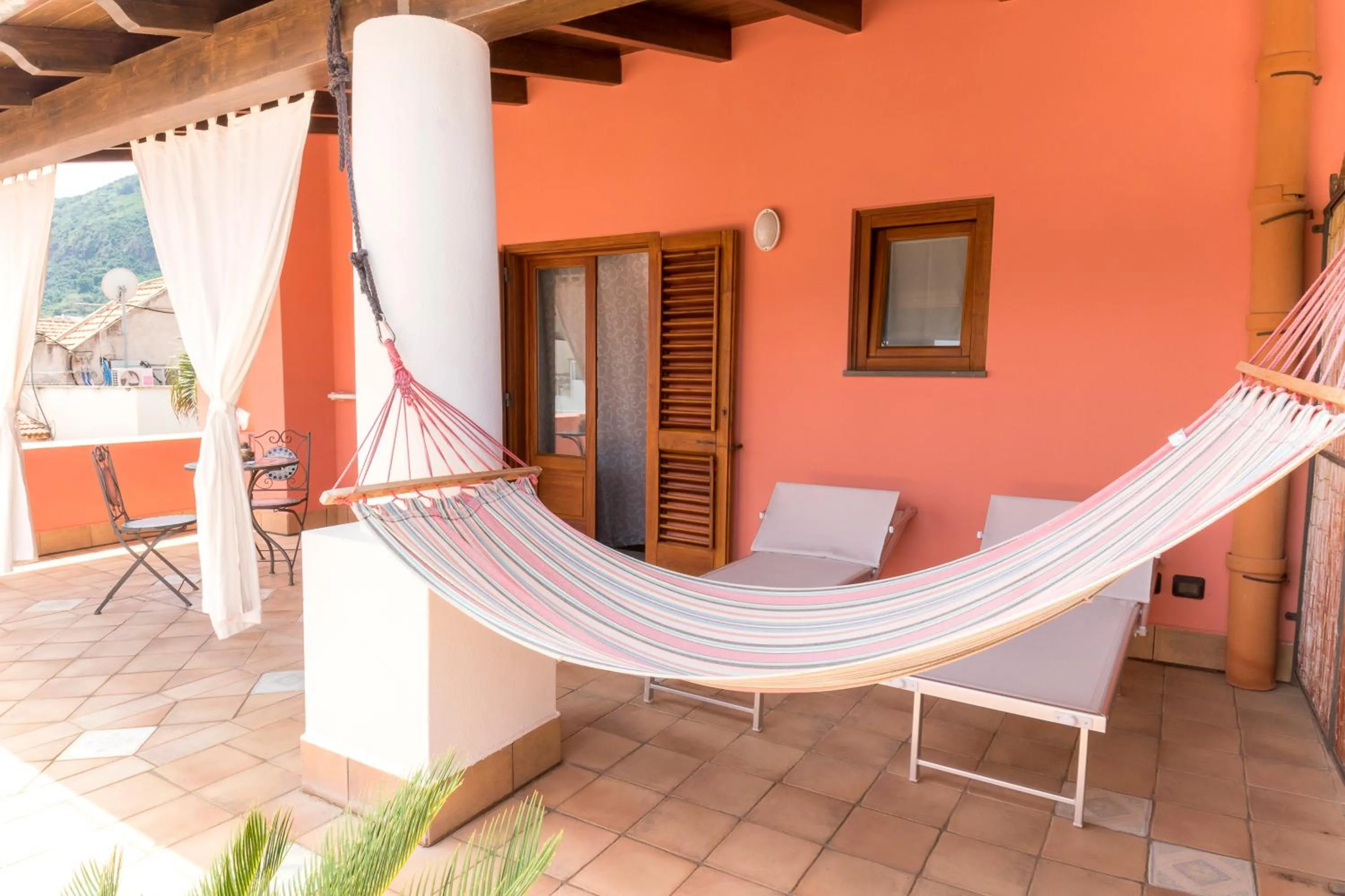 Balcony/Terrace in Residence Alberghiero Eolie