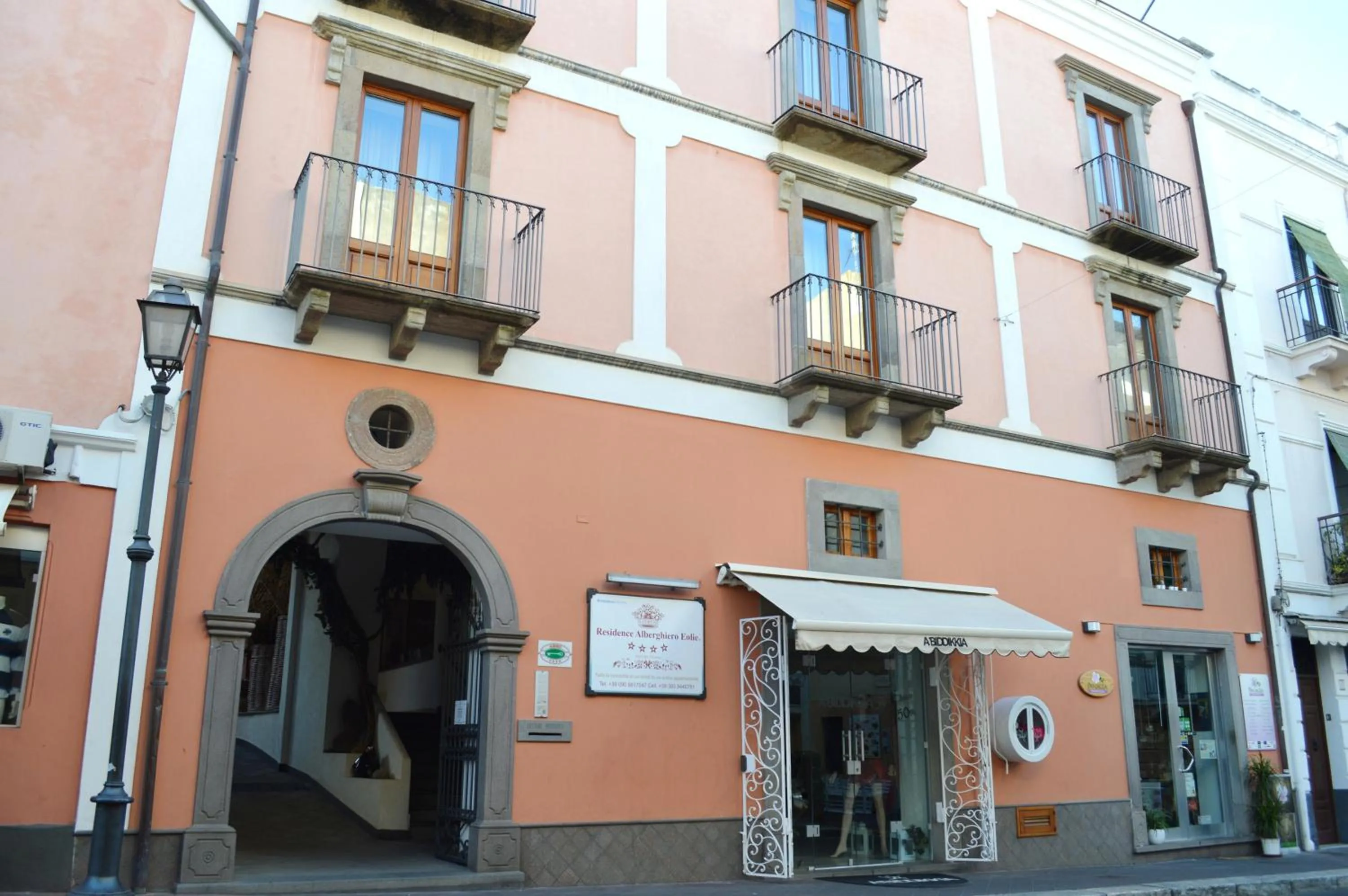 Facade/entrance in Residence Alberghiero Eolie
