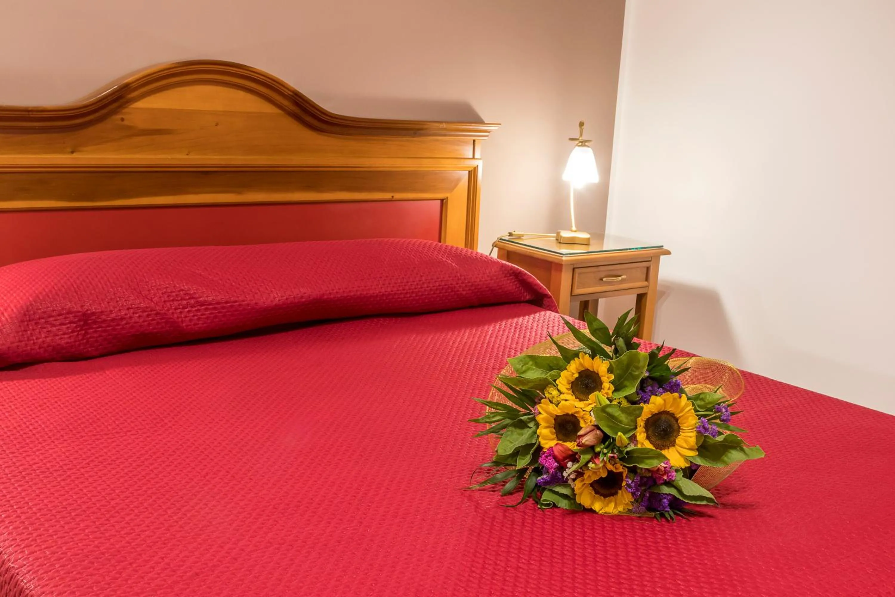 Bedroom, Bed in Residence Alberghiero Eolie