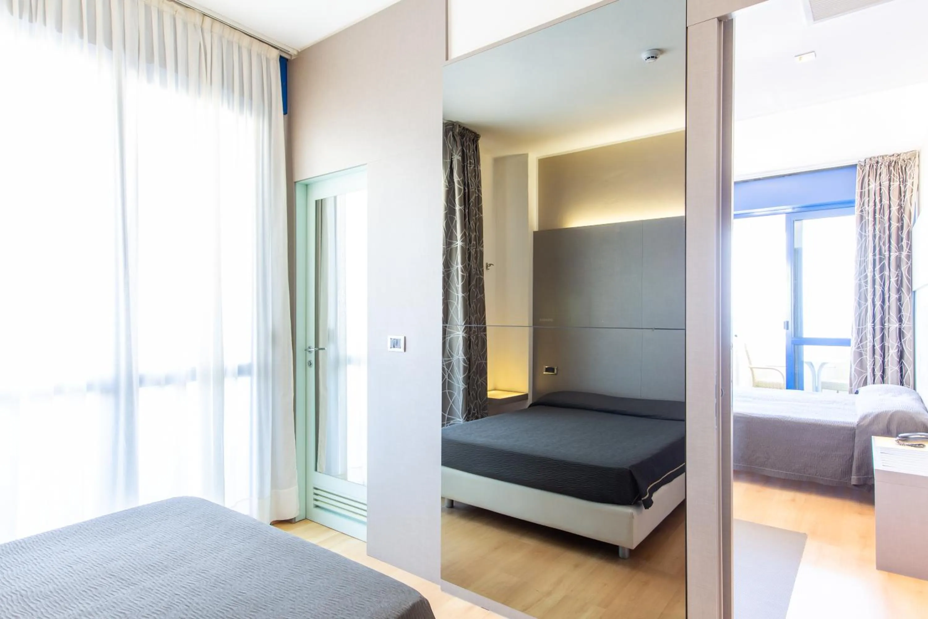 Bed in Hotel Baltic Riccione-Fronte Mare