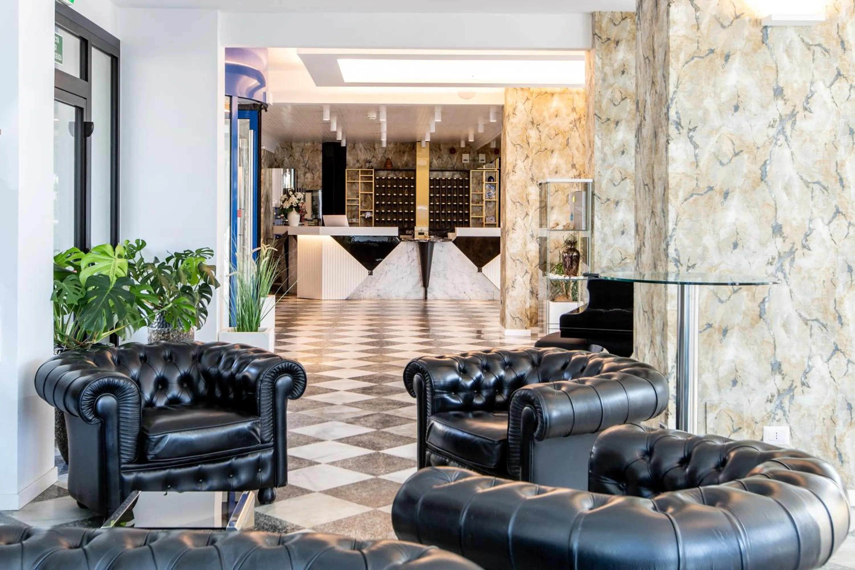 Lobby or reception in Hotel Baltic Riccione-Fronte Mare