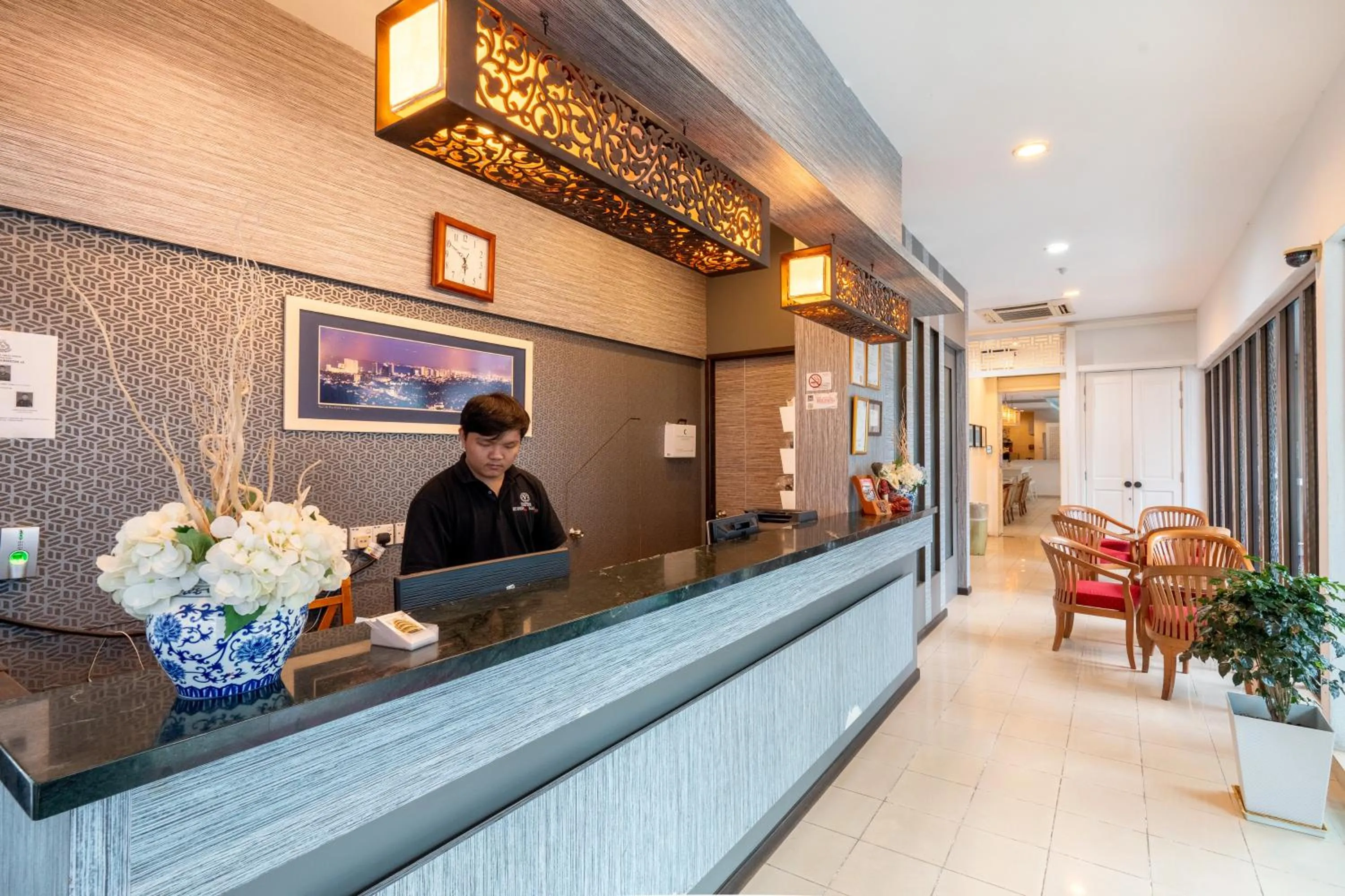 Staff in Victoria Inn, Penang