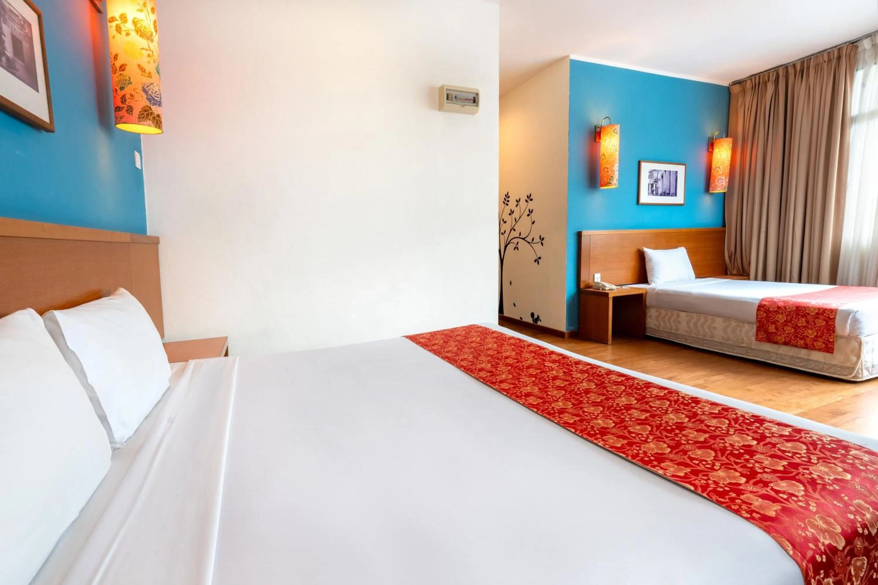 Bed in Victoria Inn, Penang