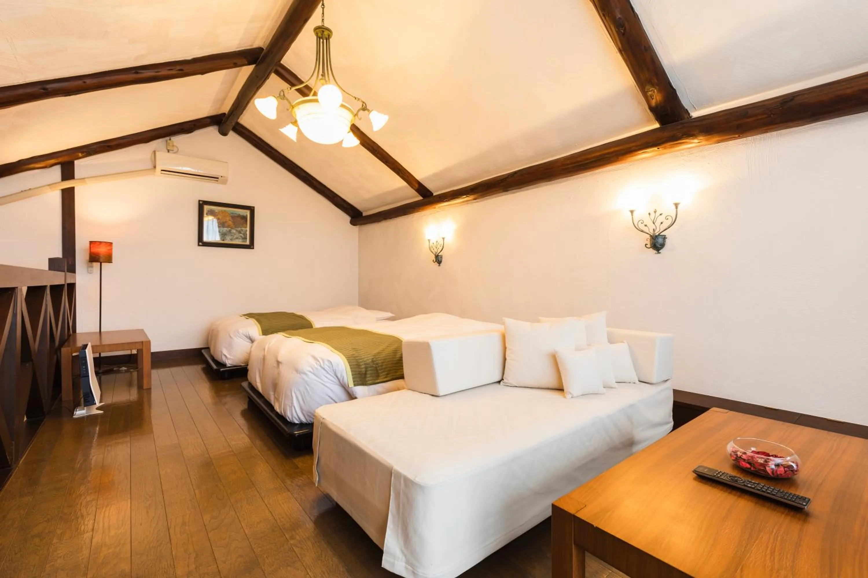 Bed in Hotel Jogakura