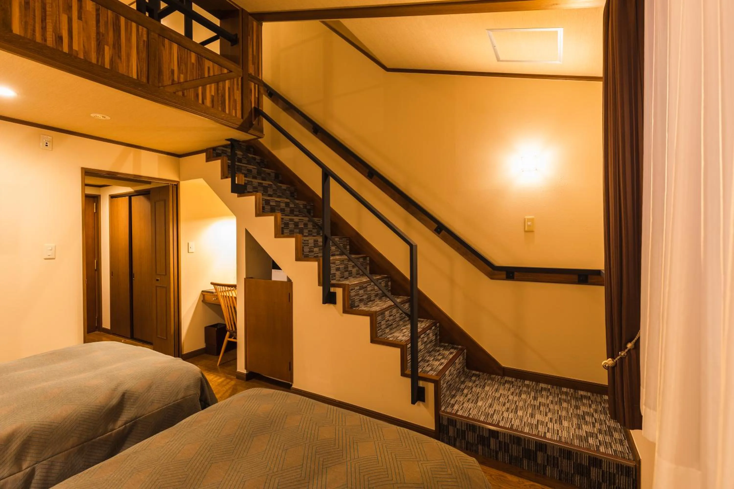 Bed in Hotel Jogakura