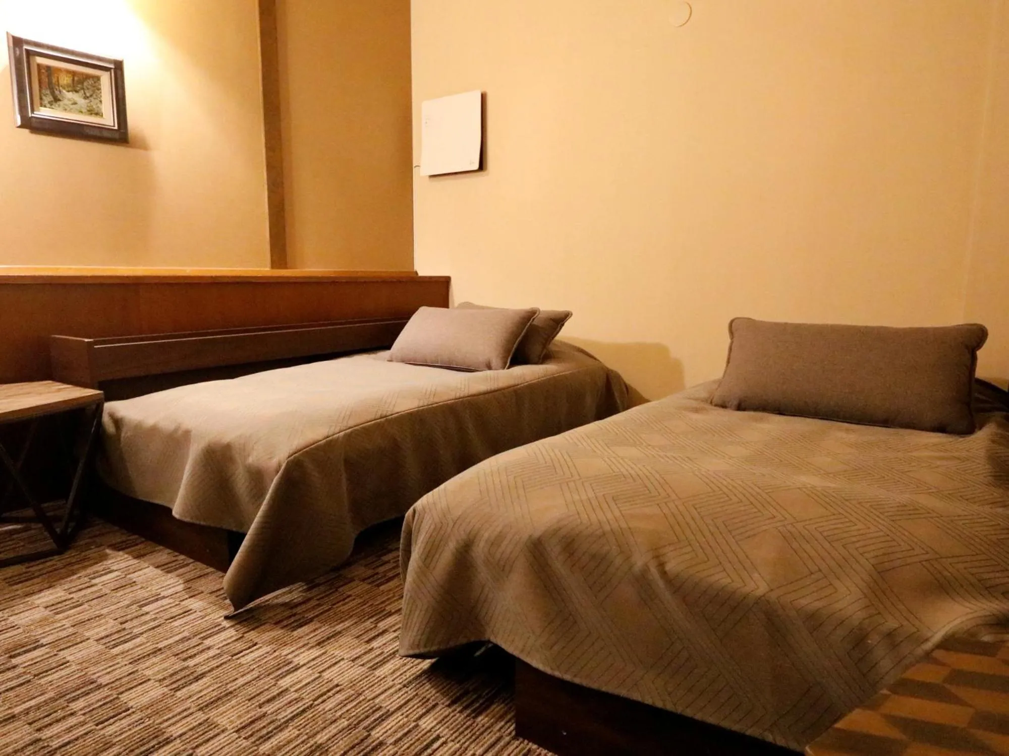 Bed in Hotel Jogakura