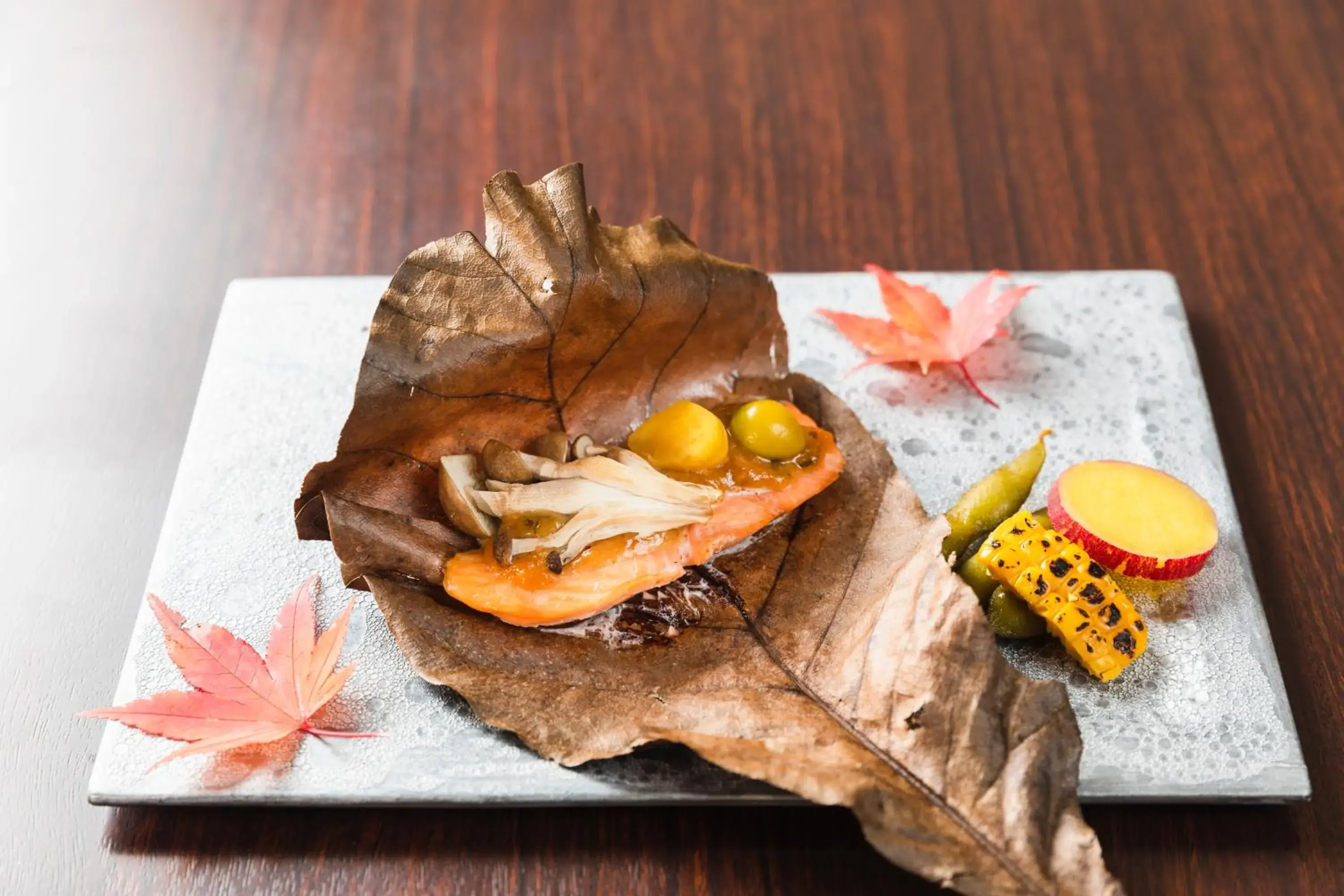 Food close-up in Hotel Jogakura Food close-up in Hotel Jogakura