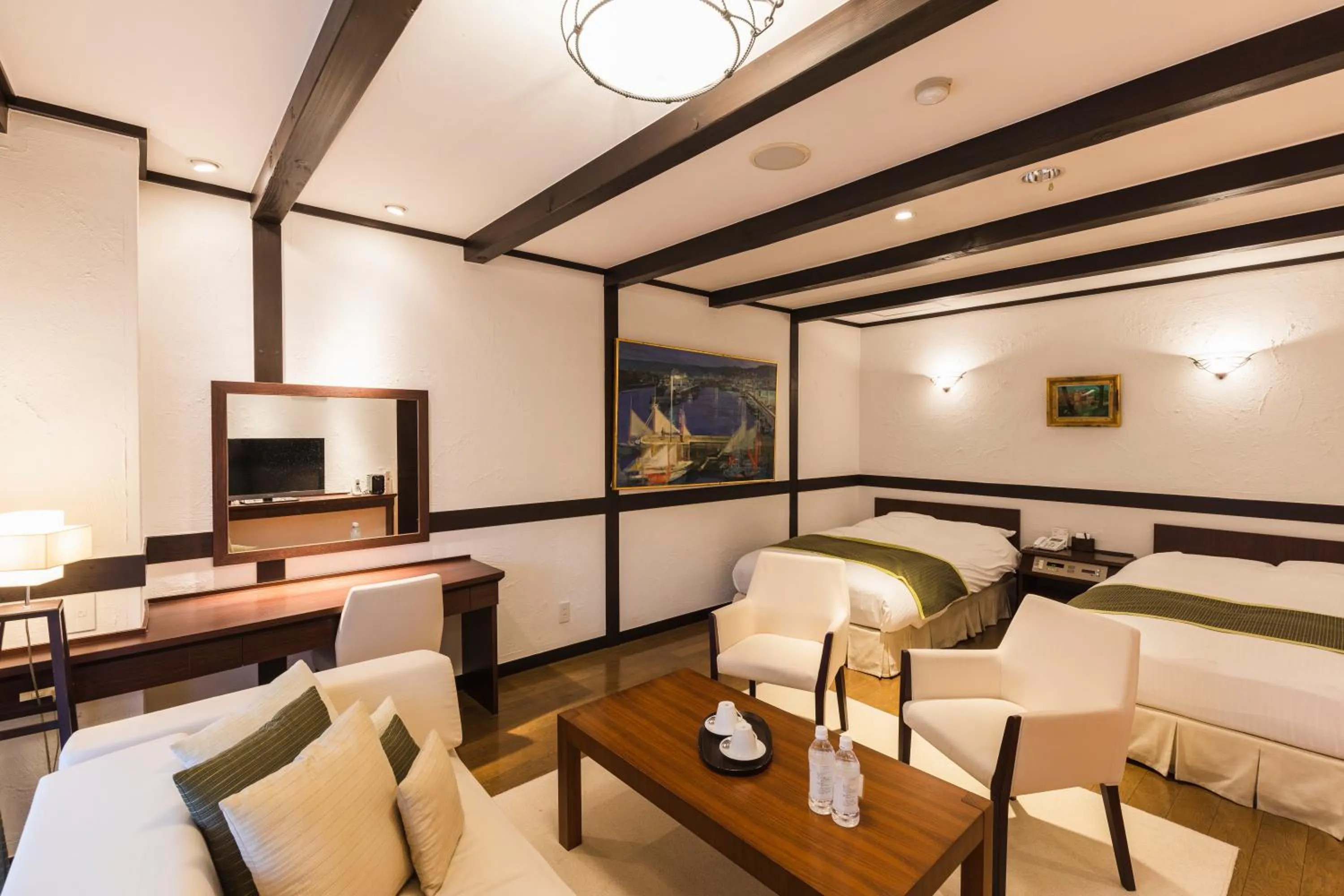 Bed in Hotel Jogakura