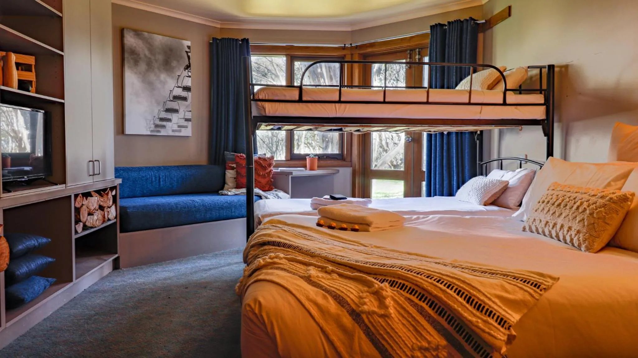 Bed in Hotel High Plains