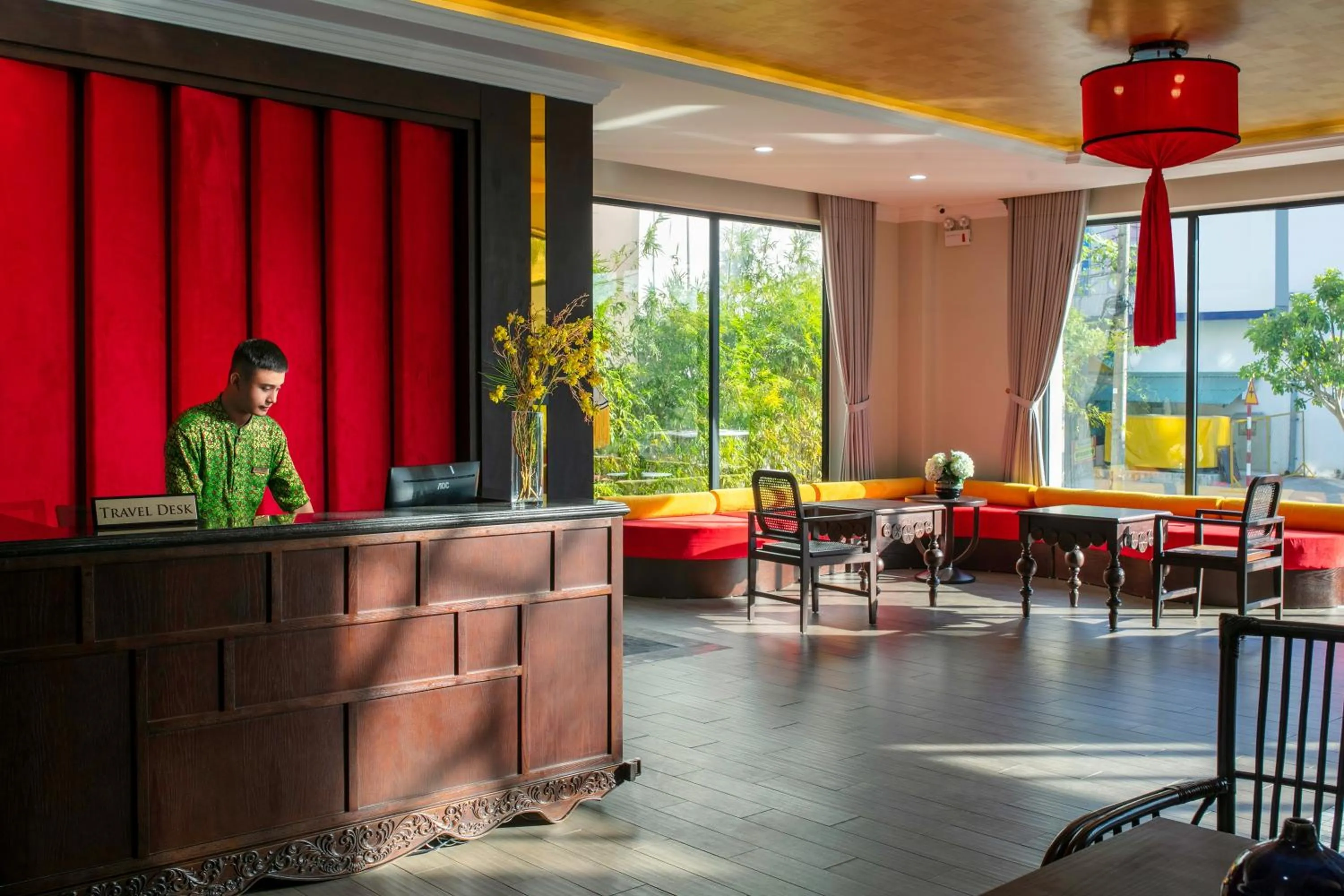 Lobby or reception in Silkian Hoian Boutique Hotel & Spa