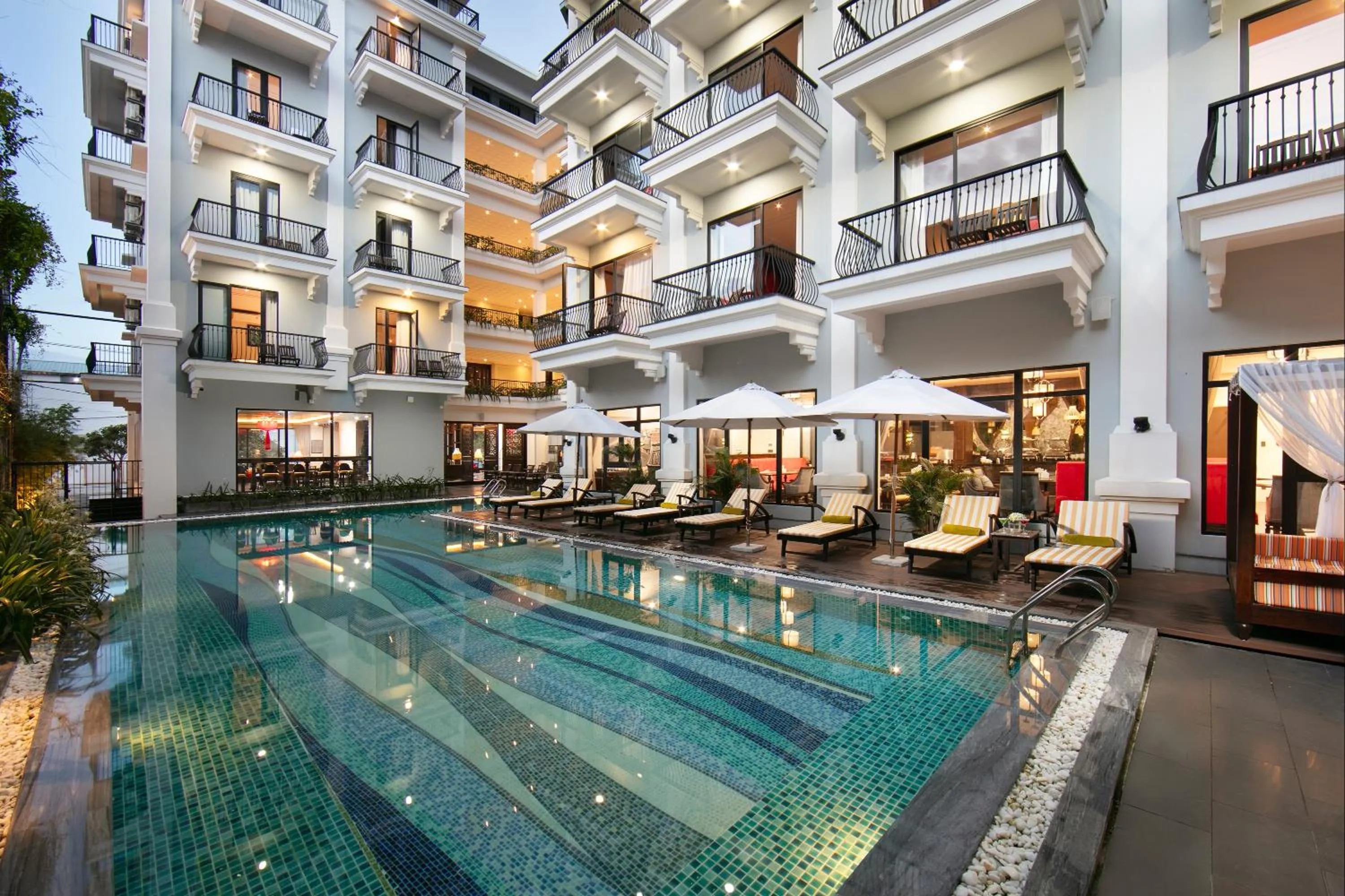 Swimming pool in Silkian Hoian Boutique Hotel & Spa