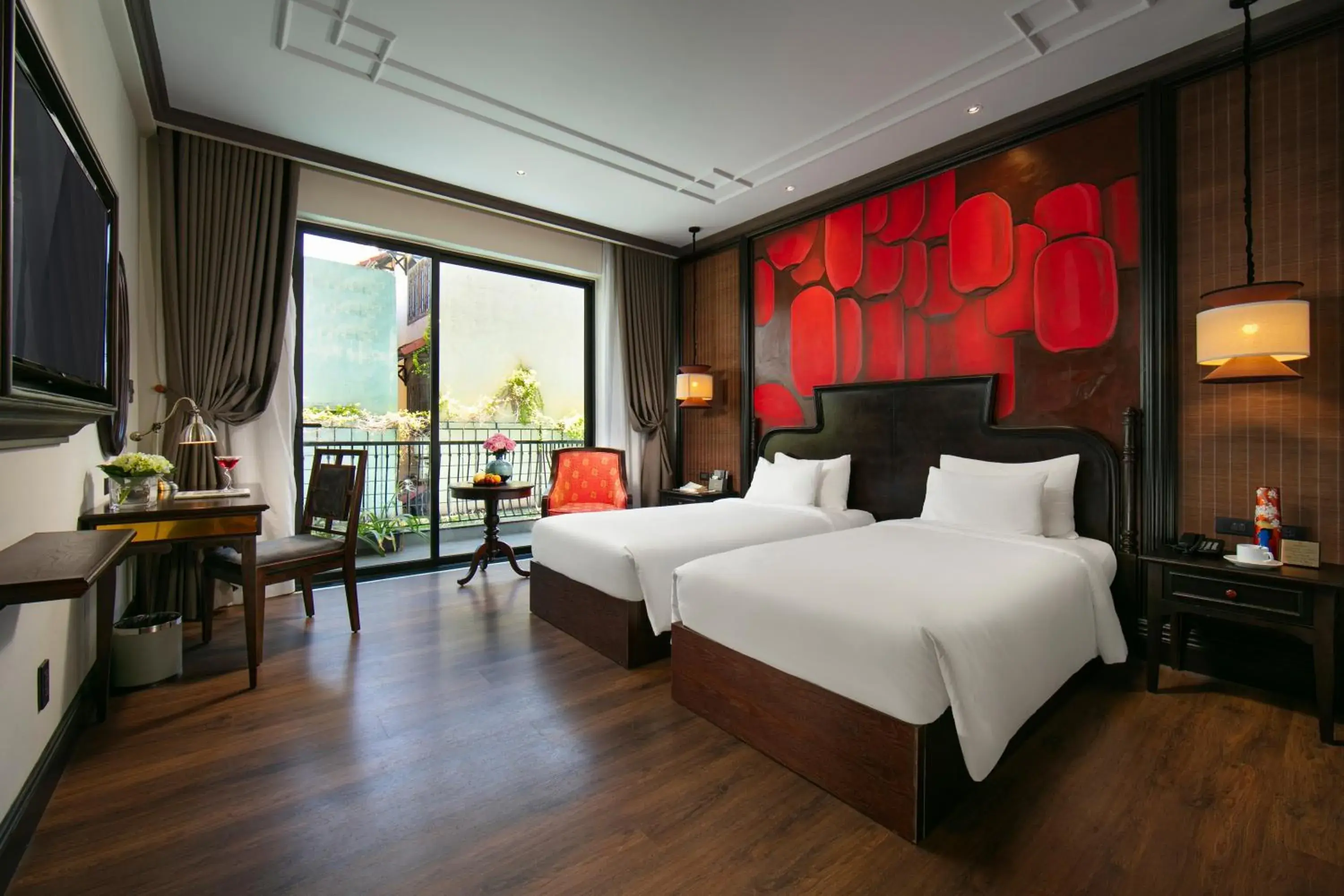 Deluxe Double or Twin Room with Balcony - single occupancy in Silkian Hoian Boutique Hotel & Spa Deluxe Double or Twin Room with Balcony - single occupancy in Silkian Hoian Boutique Hotel & Spa