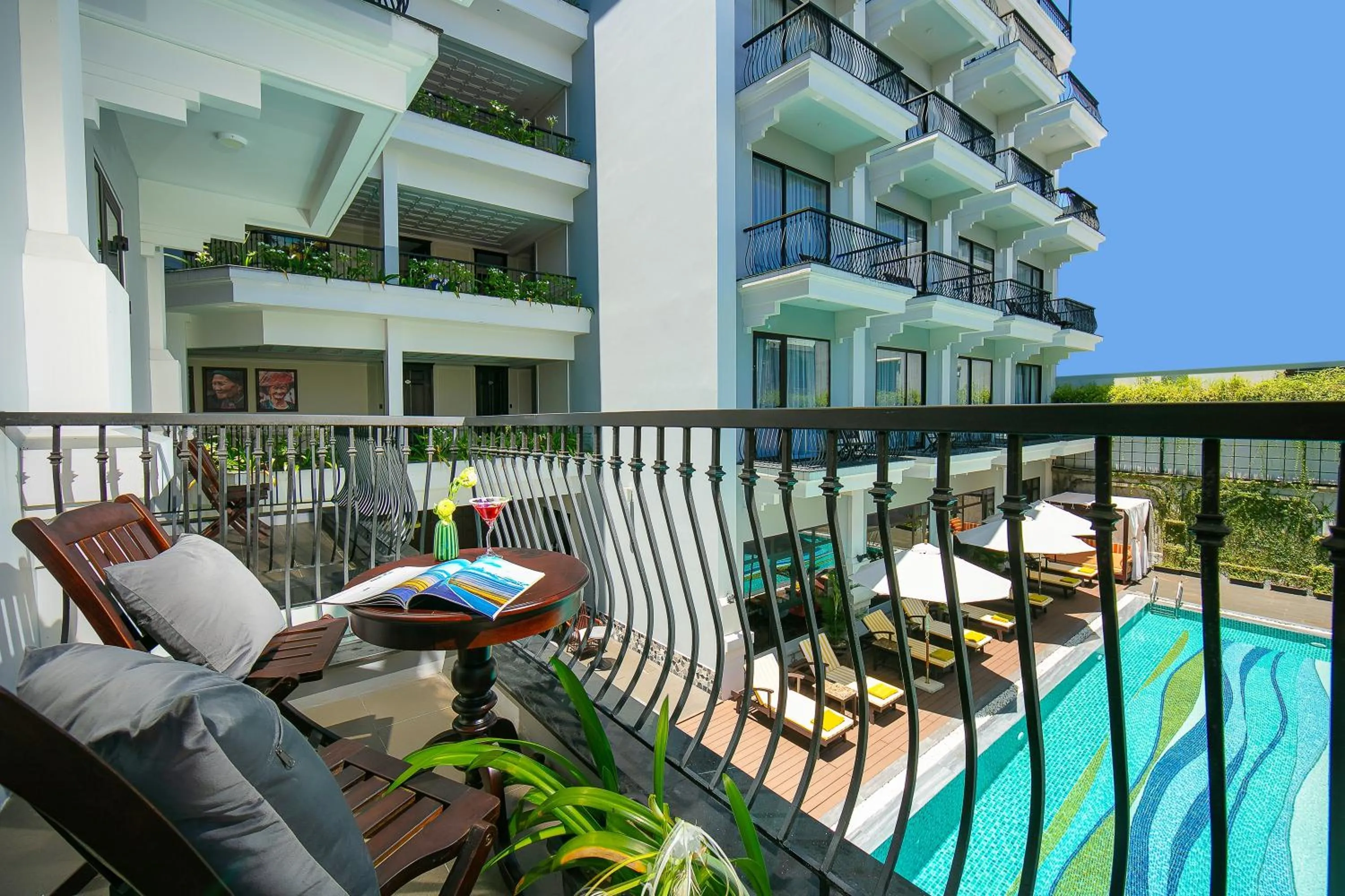 Balcony/Terrace in Silkian Hoian Boutique Hotel & Spa