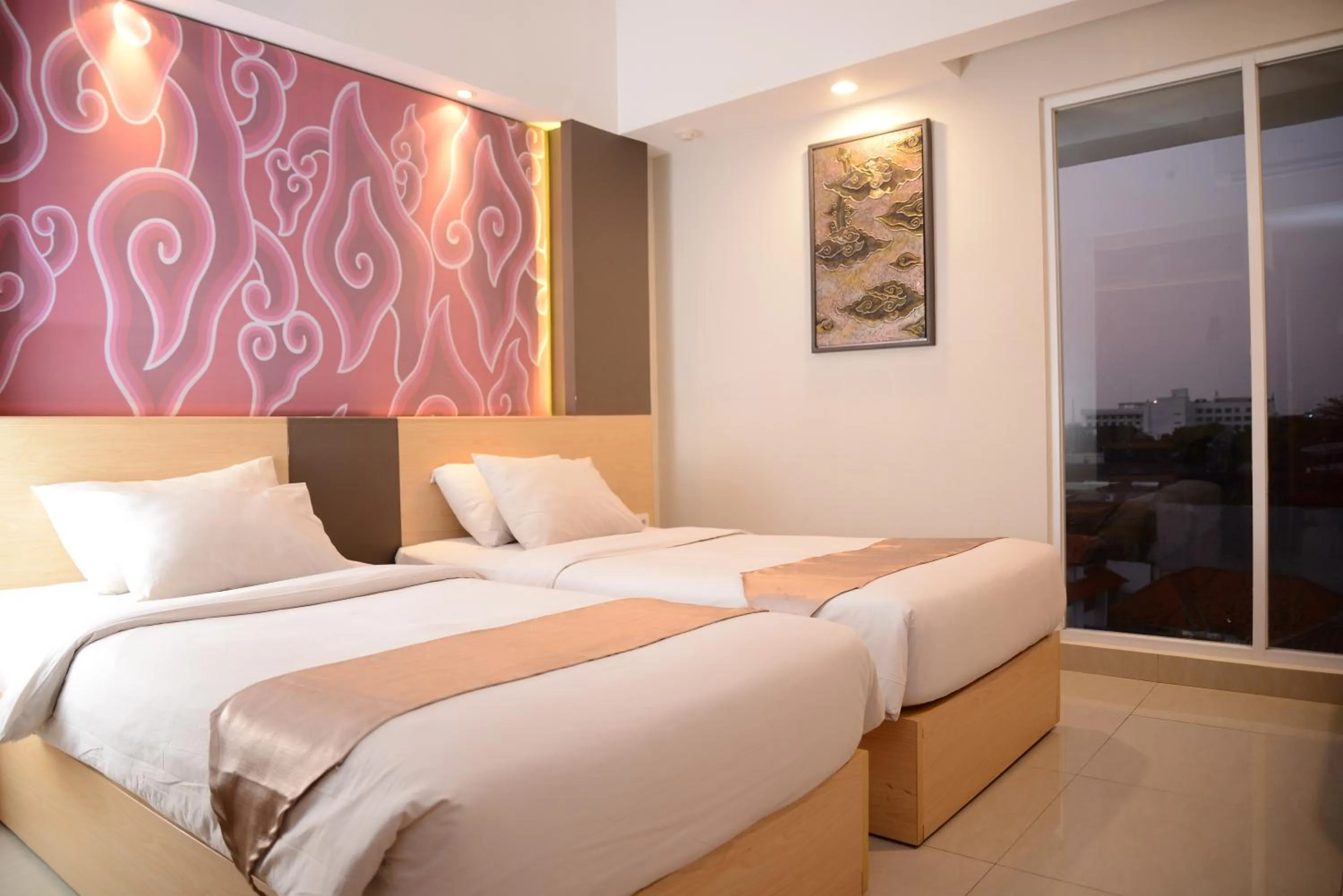 Bed in Metland Hotel Cirebon