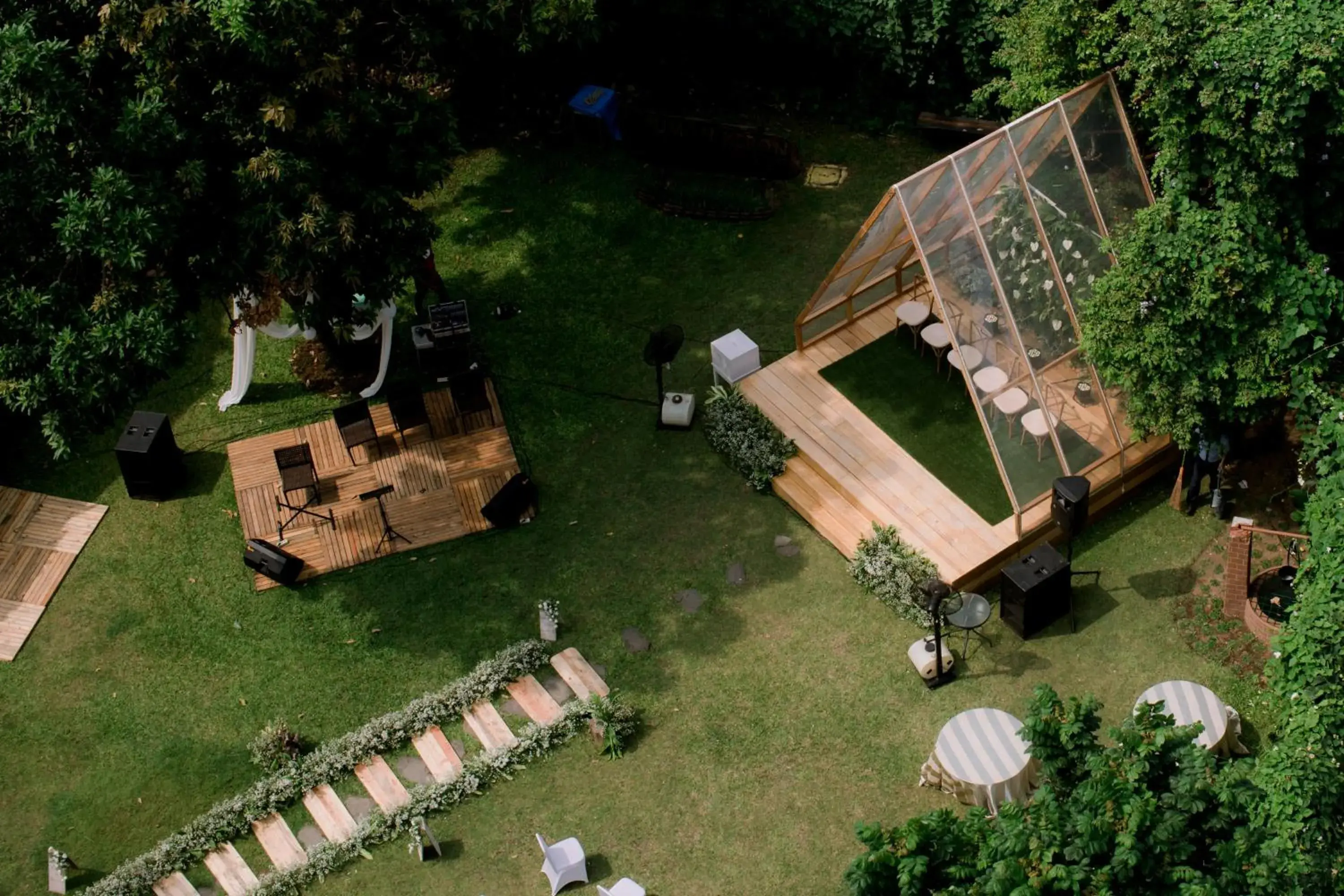 Garden view in Metland Hotel Cirebon Garden view in Metland Hotel Cirebon