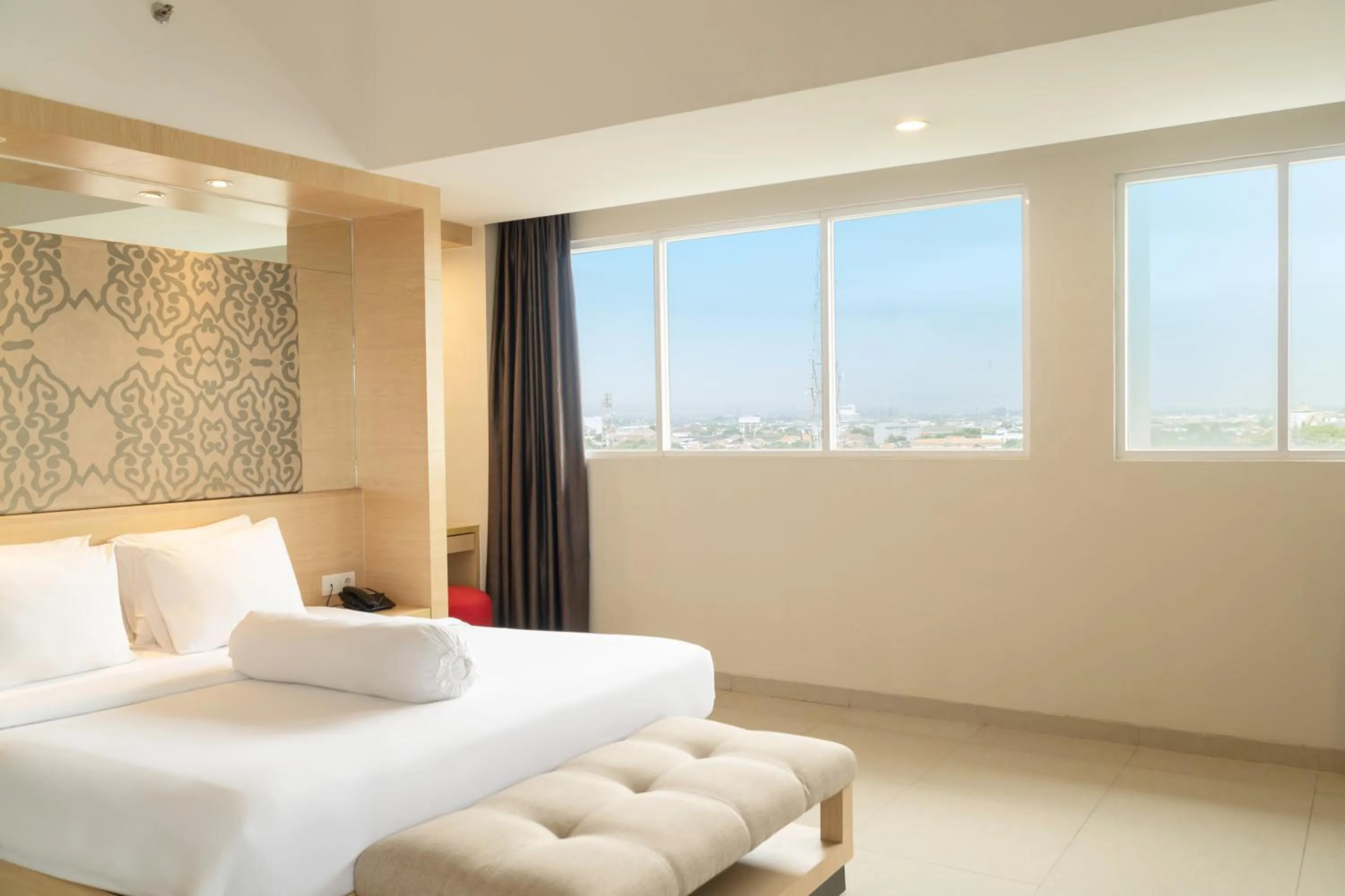 Bed in Metland Hotel Cirebon