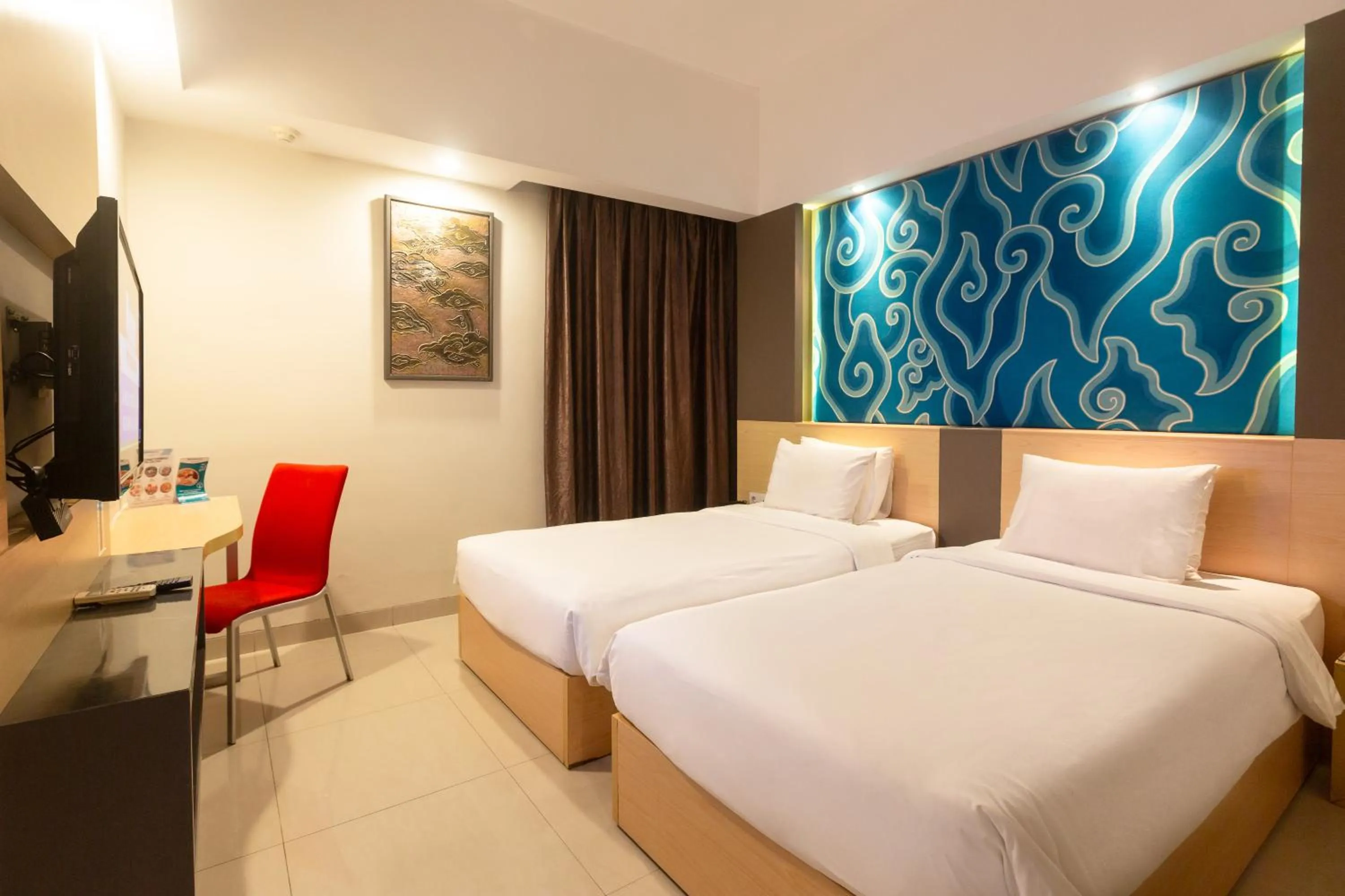 Bed in Metland Hotel Cirebon