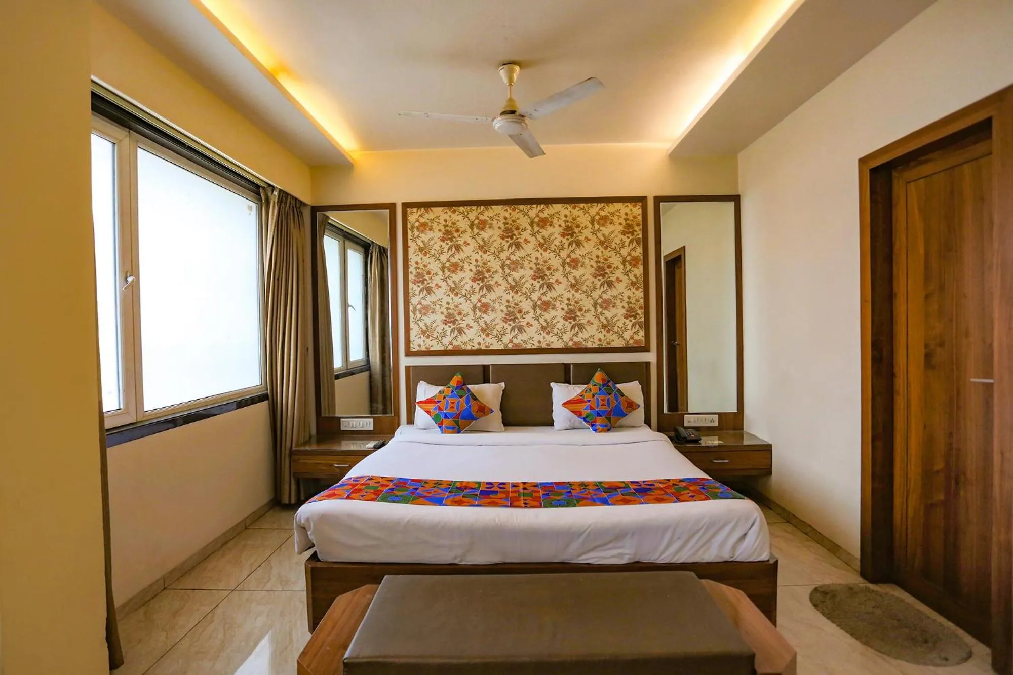 Bed in FabHotel Surya