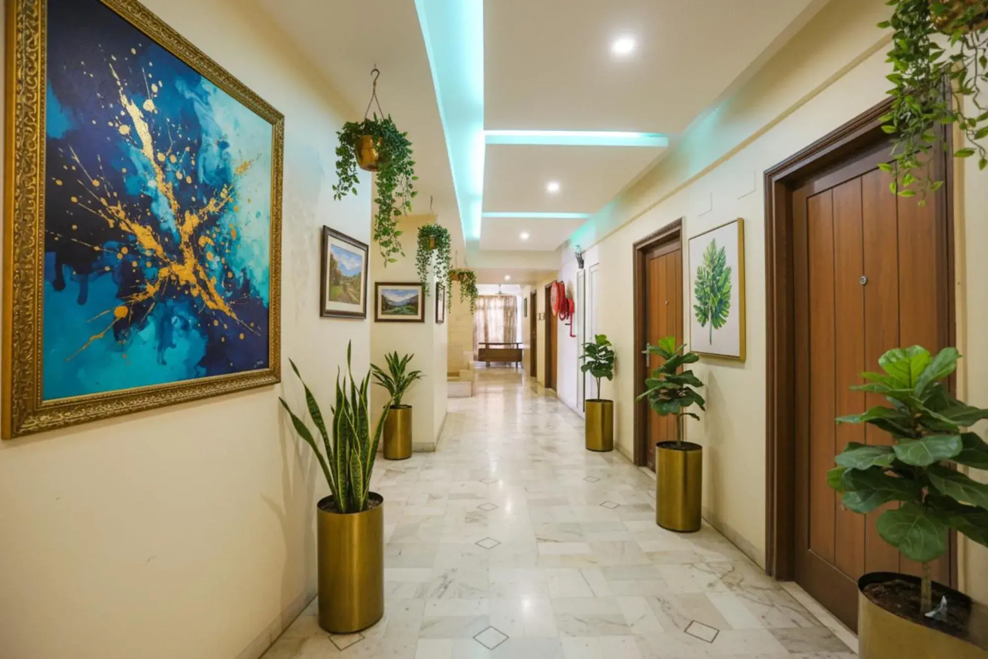 Lobby or reception in FabHotel Surya Lobby or reception in FabHotel Surya