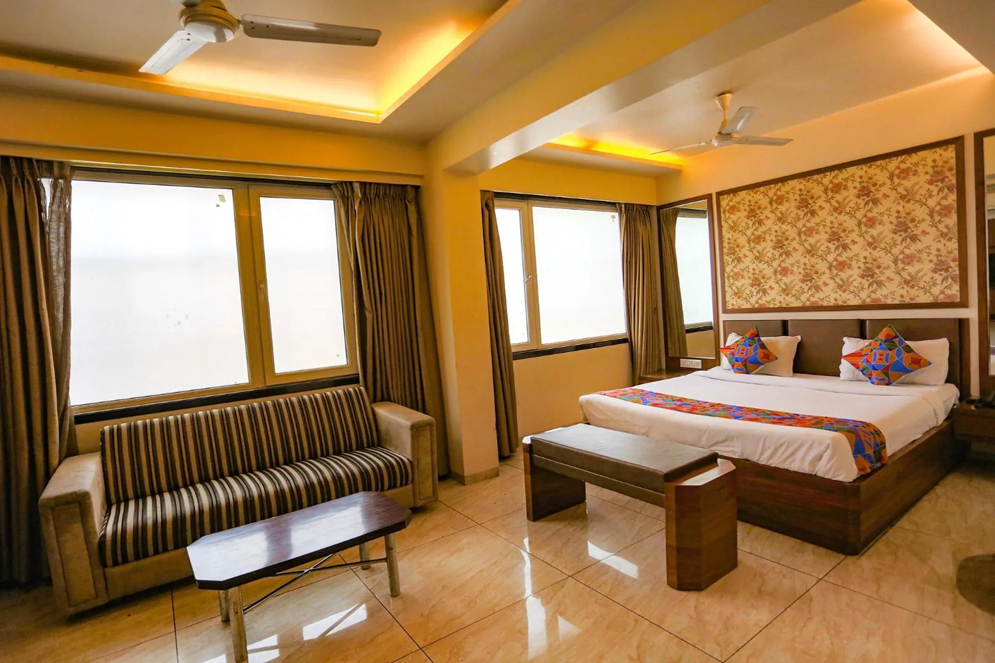 Bed in FabHotel Surya