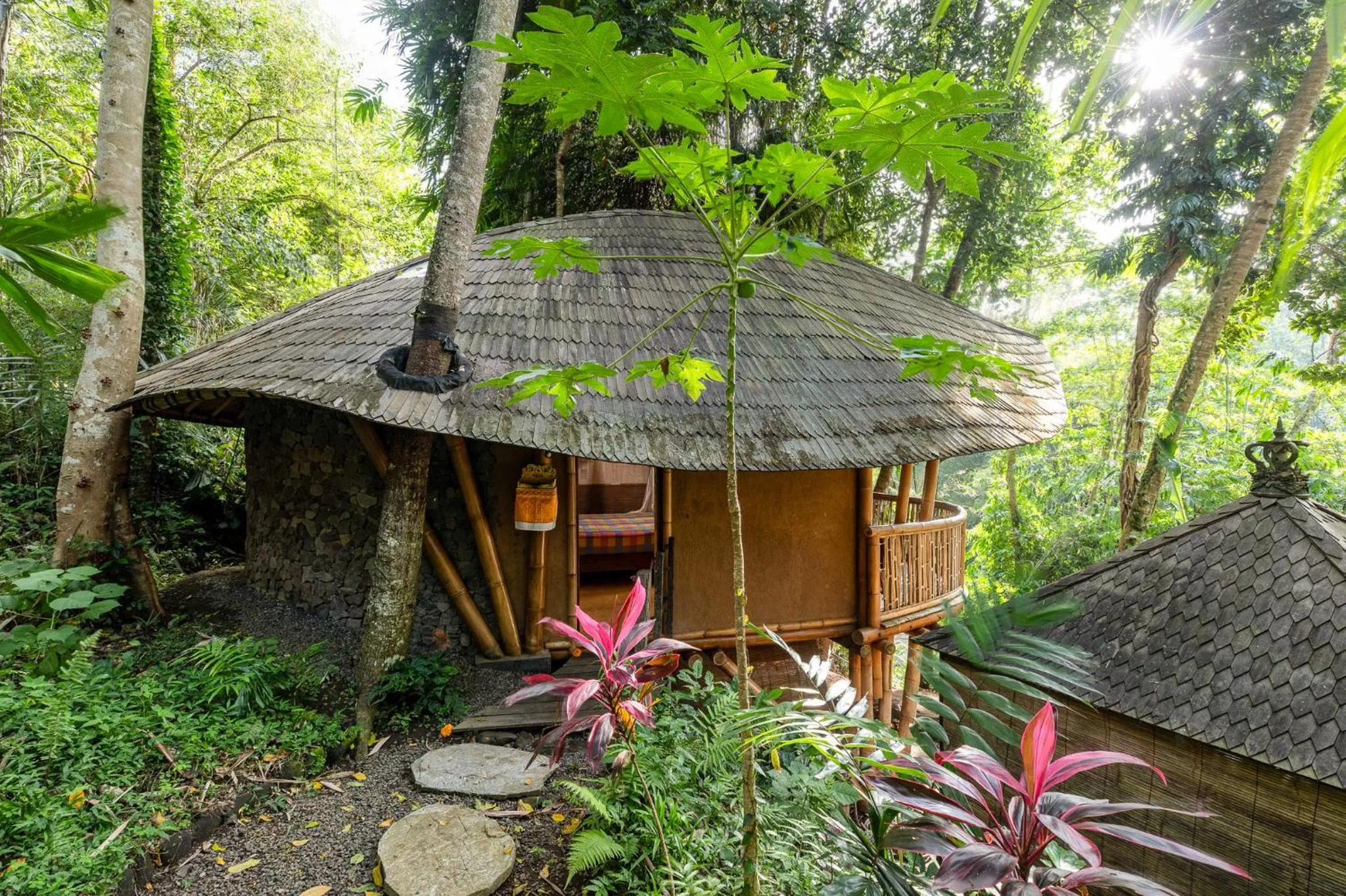 Property building in Bamboo Turtles Ecolodge