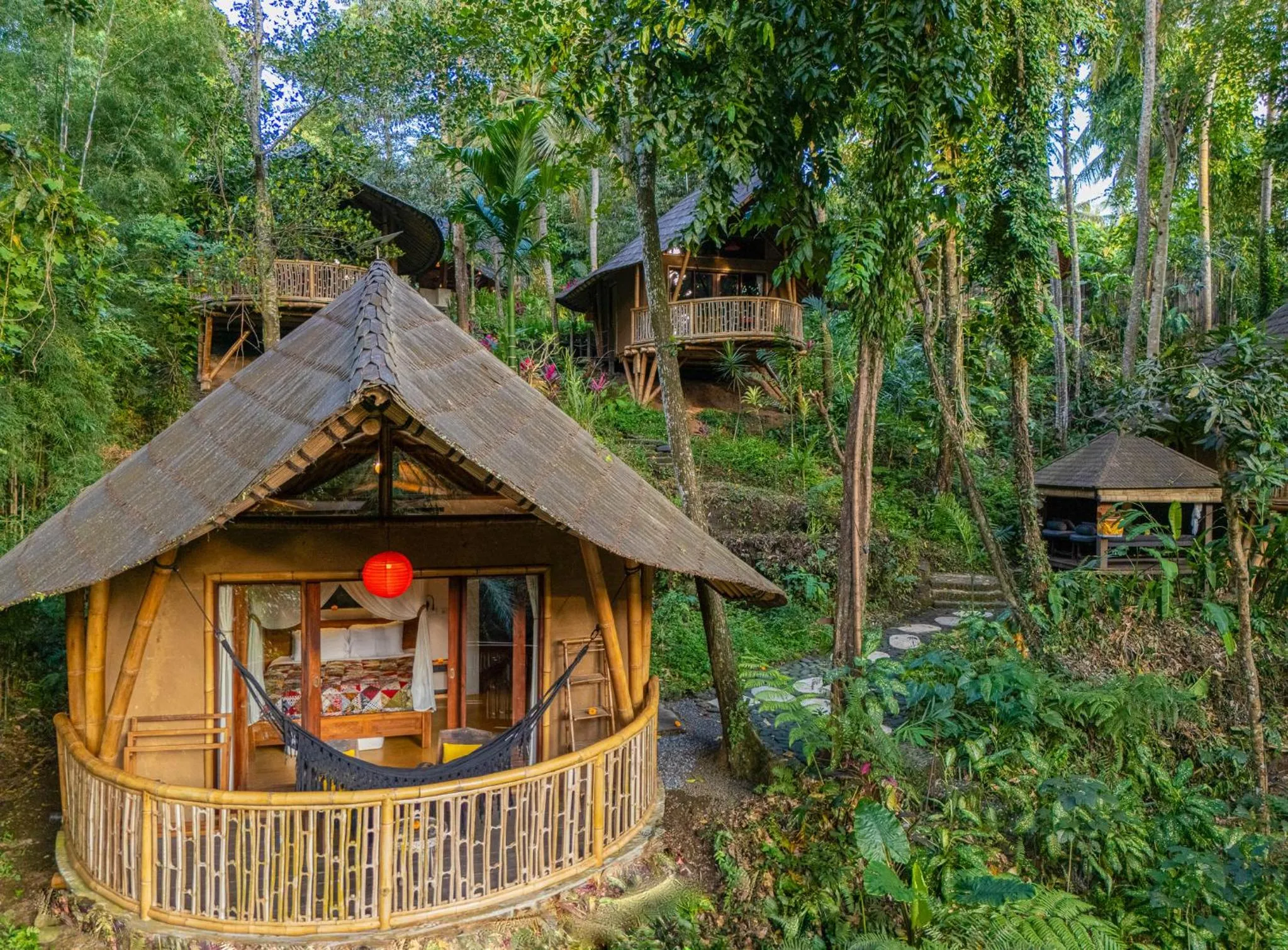 Property building in Bamboo Turtles Ecolodge