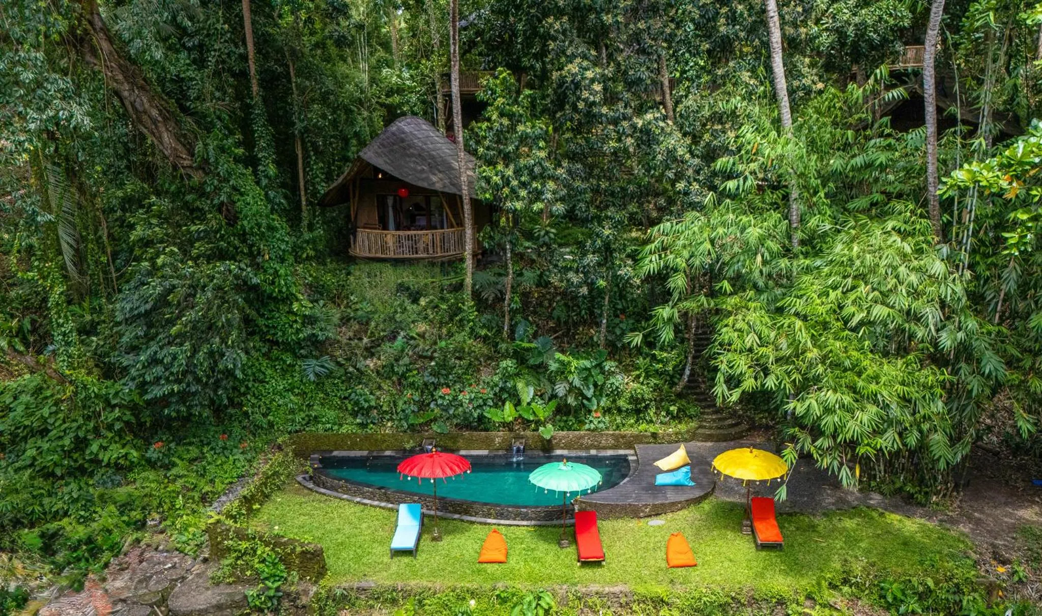 Natural landscape in Bamboo Turtles Ecolodge