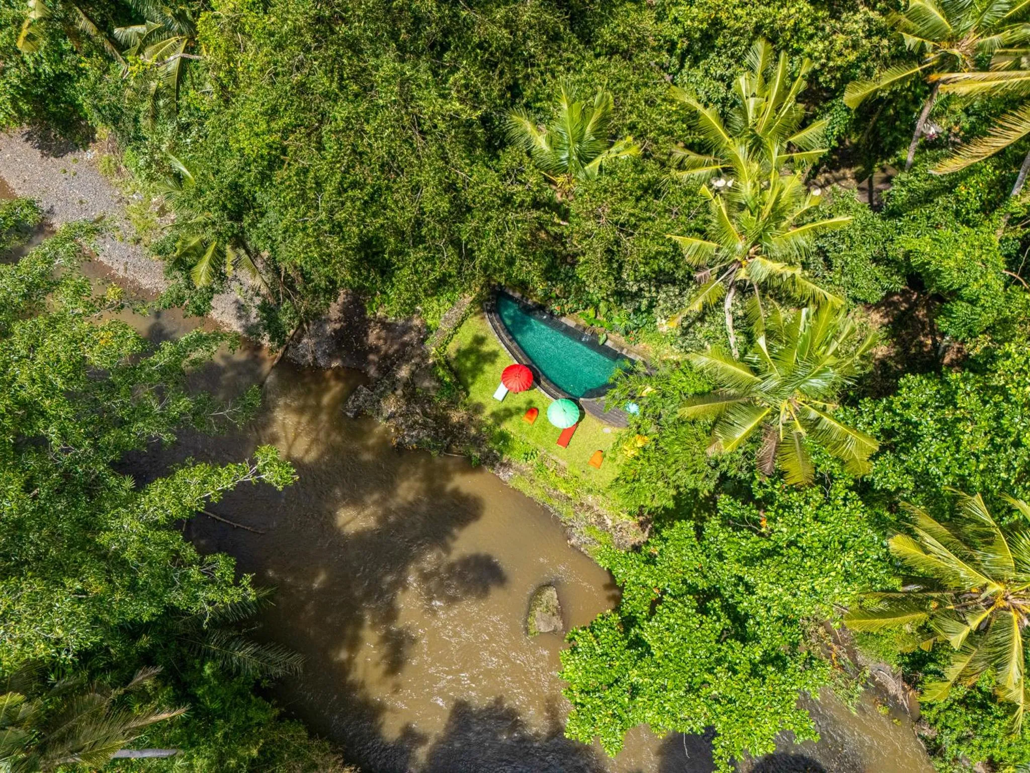 Bird's eye view in Bamboo Turtles Ecolodge