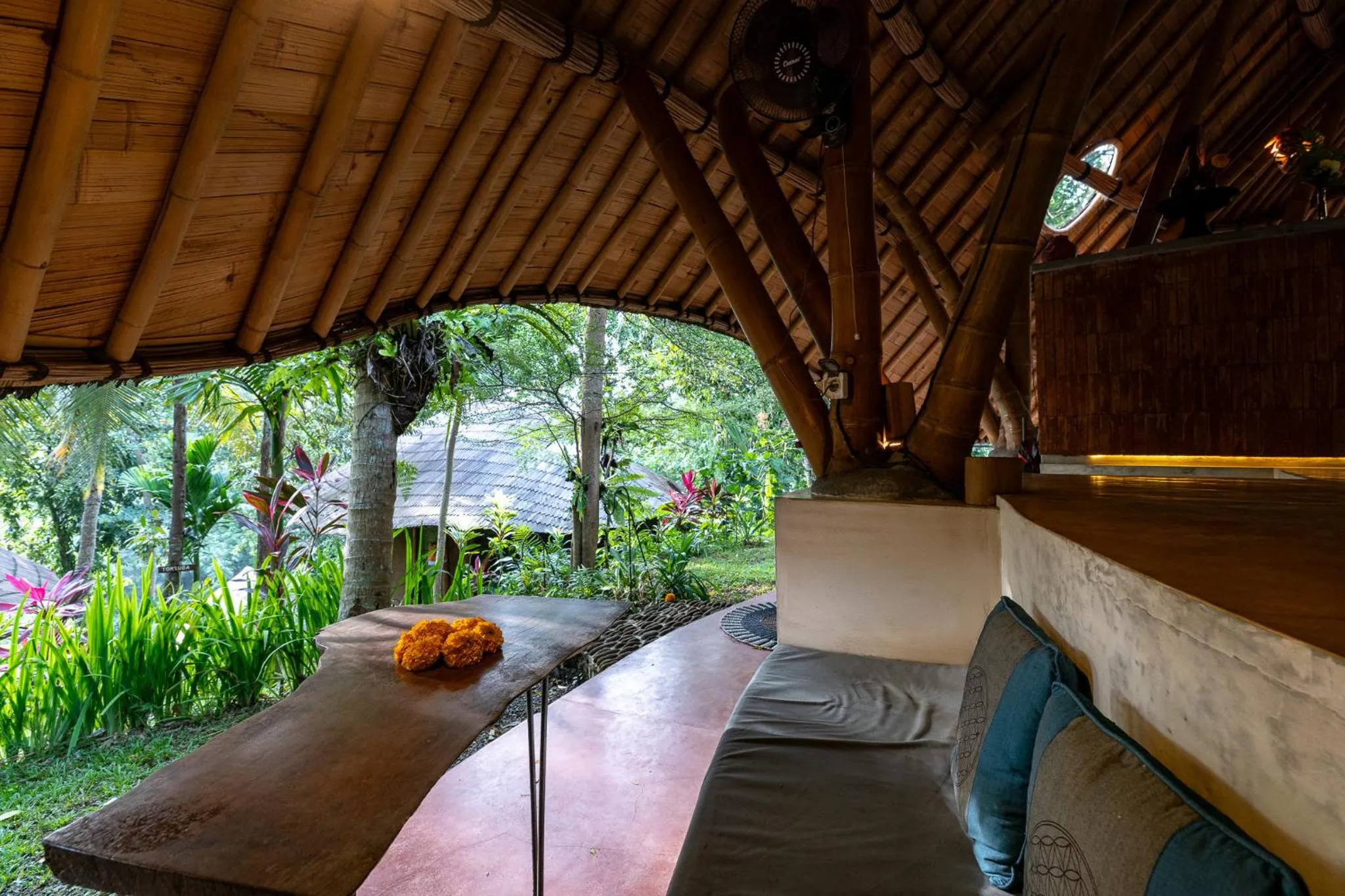 Restaurant/places to eat in Bamboo Turtles Ecolodge