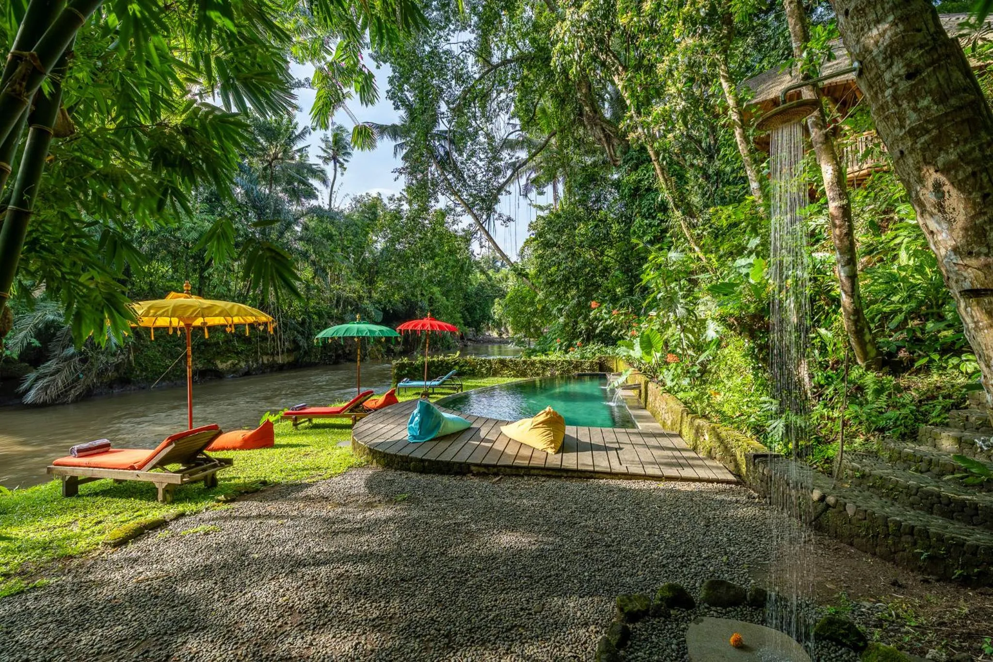 Natural landscape in Bamboo Turtles Ecolodge
