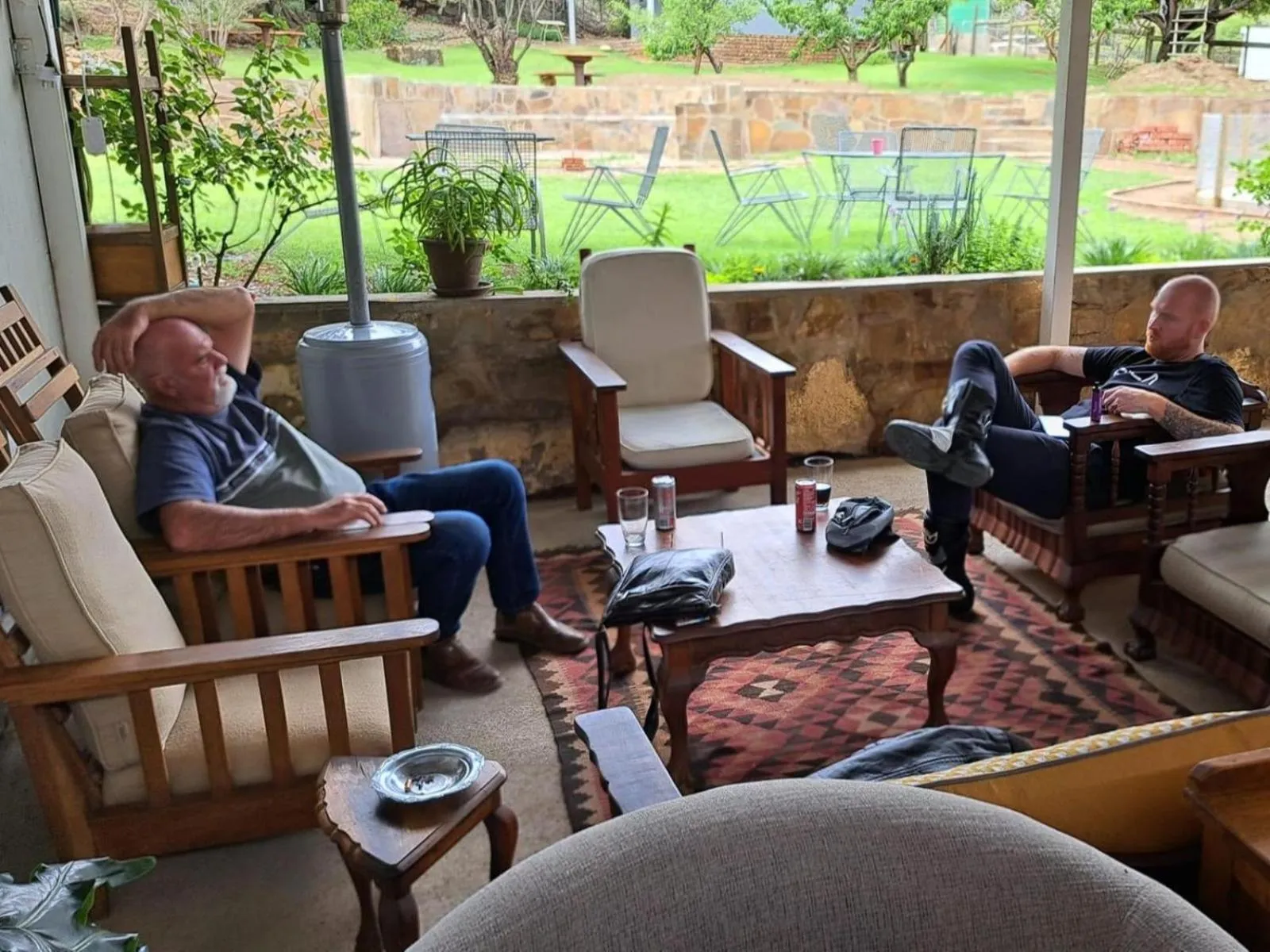 Patio in Klaarstroom Hotel