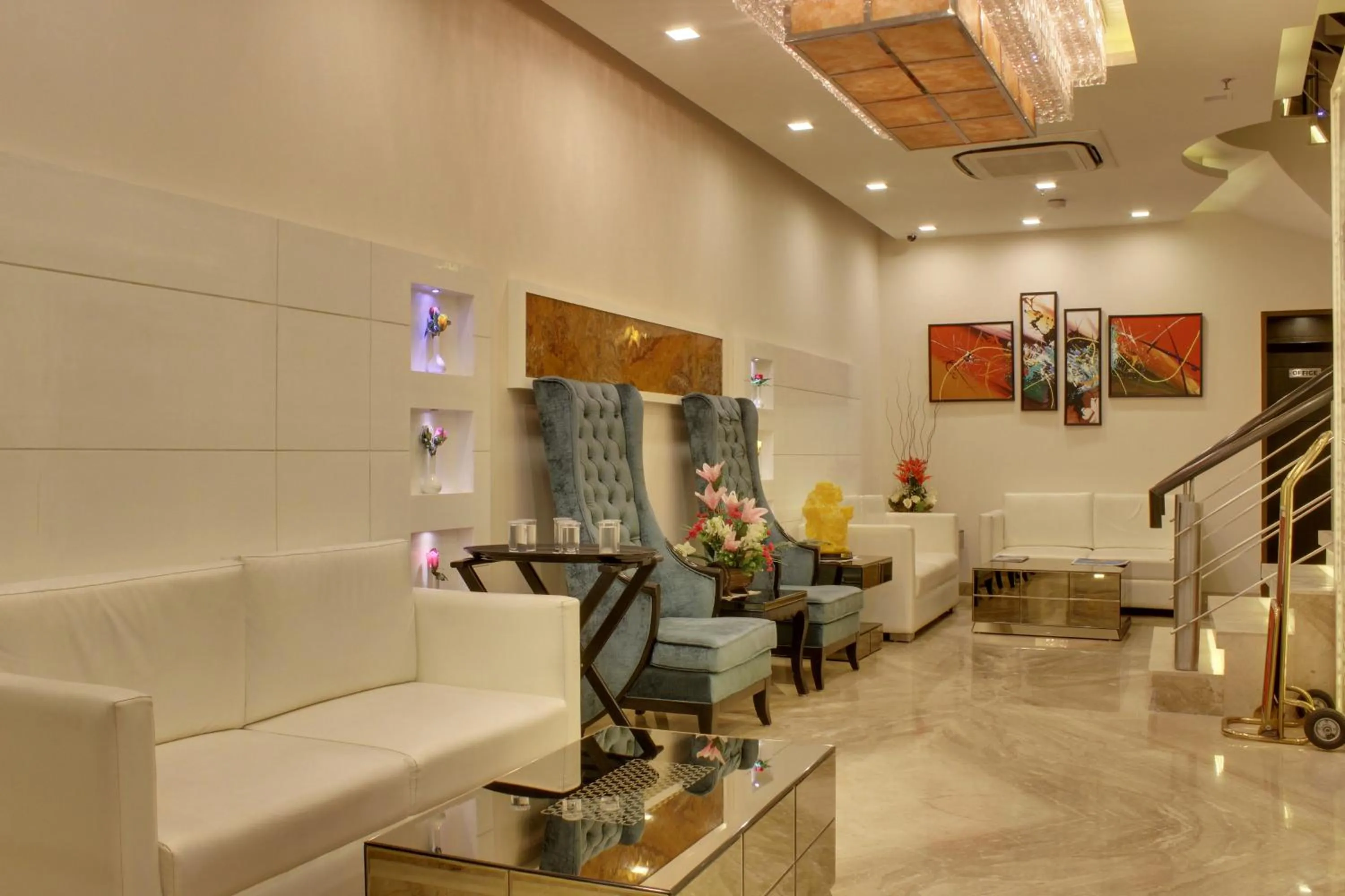 Lobby or reception in Hotel Taj Princess - Boutique Hotel