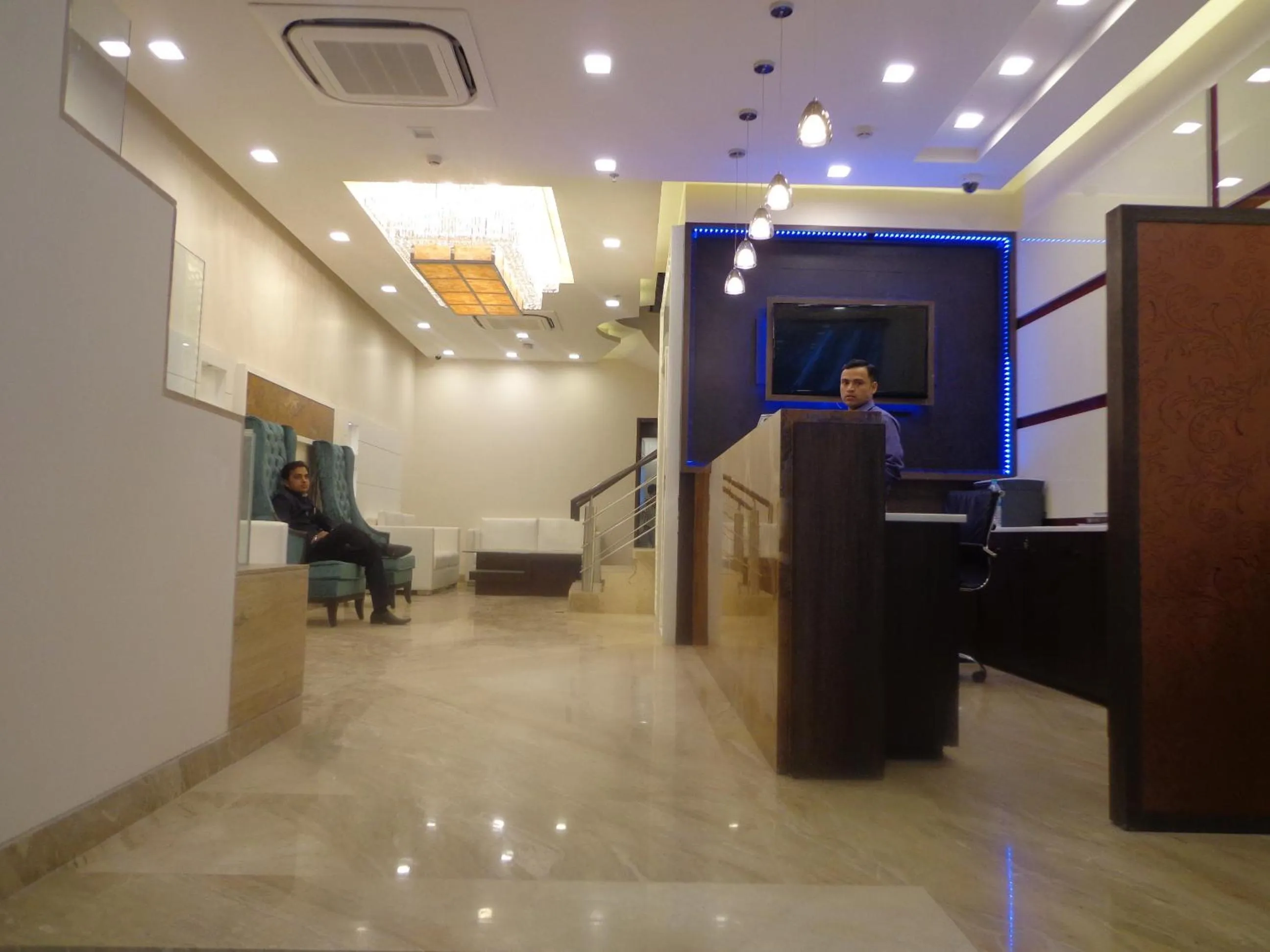 Lobby or reception in Hotel Taj Princess - Boutique Hotel