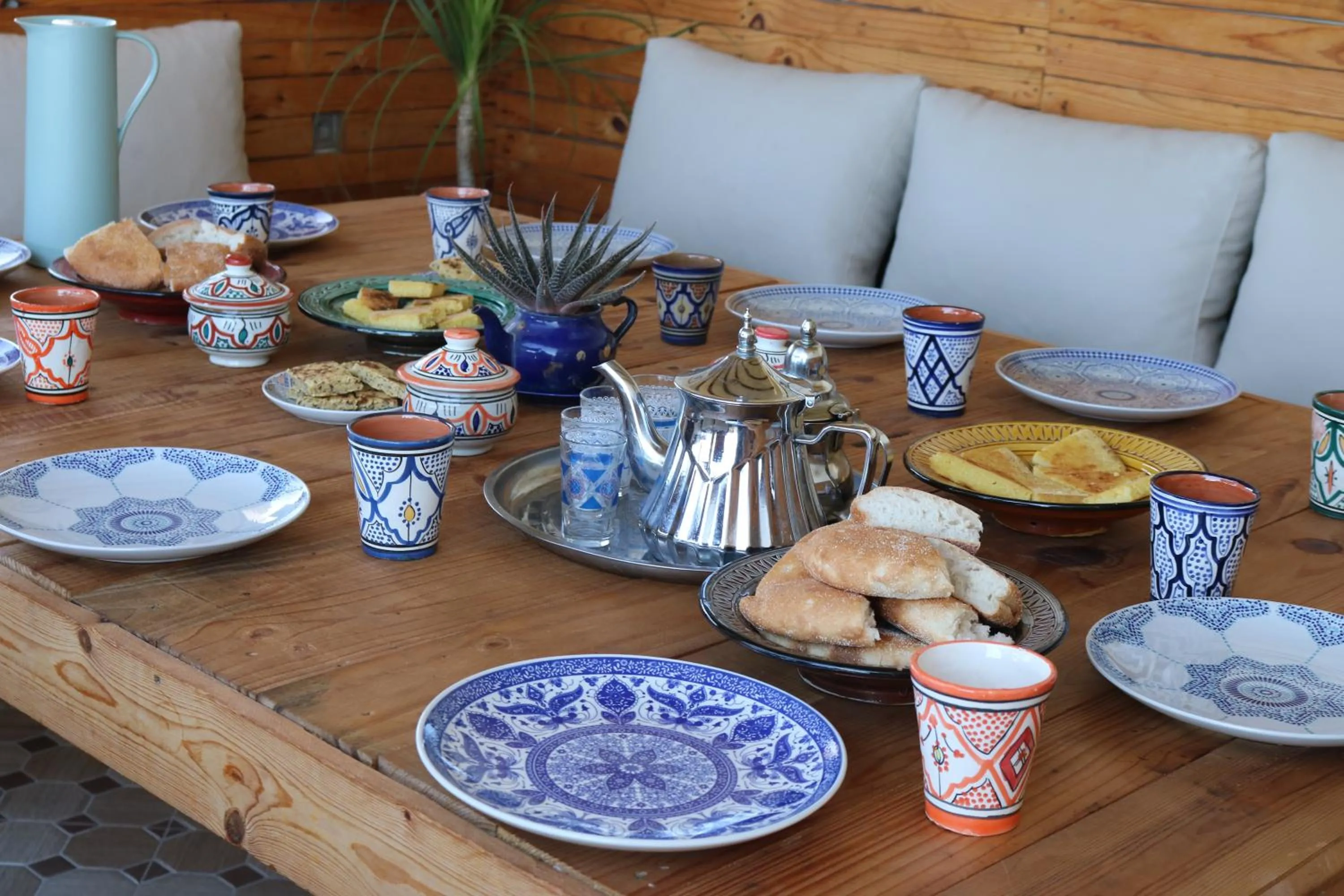 Breakfast in Azrac Surf Morocco