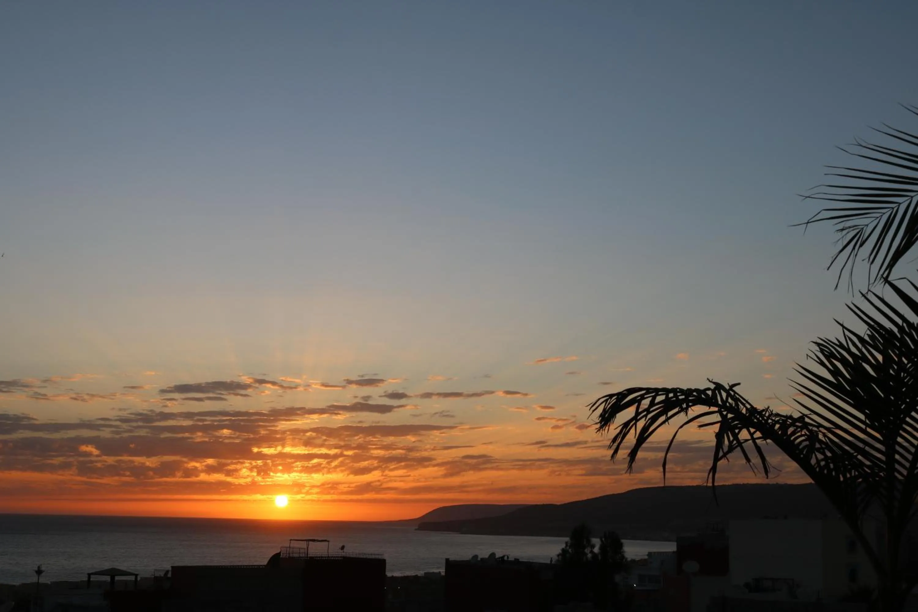 Sunset in Azrac Surf Morocco