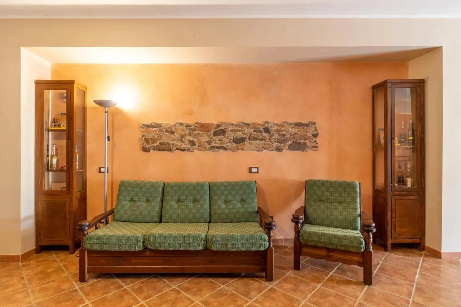 Living room in Sikania Suite