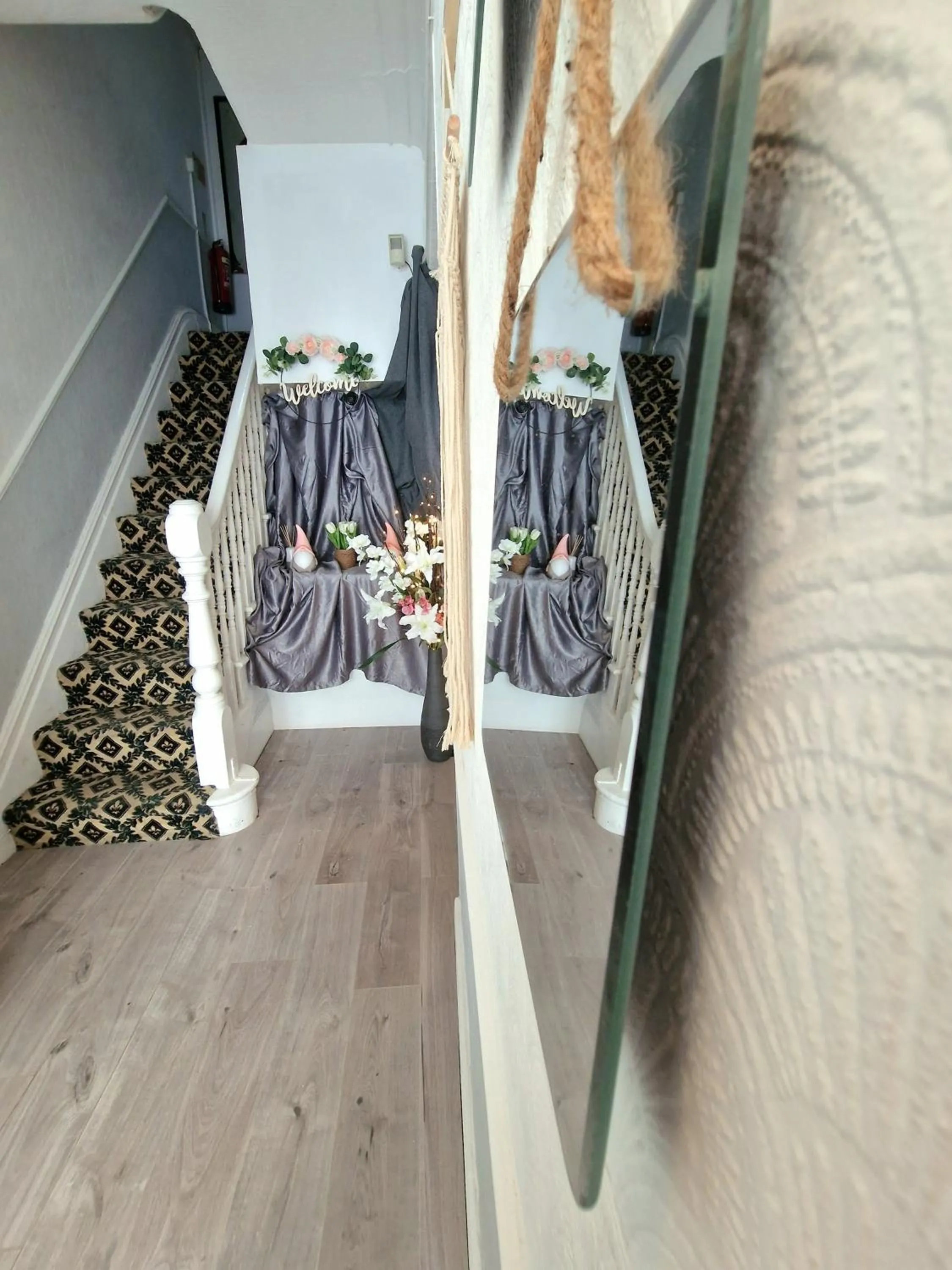 Bed in The Bosworth House Hotel