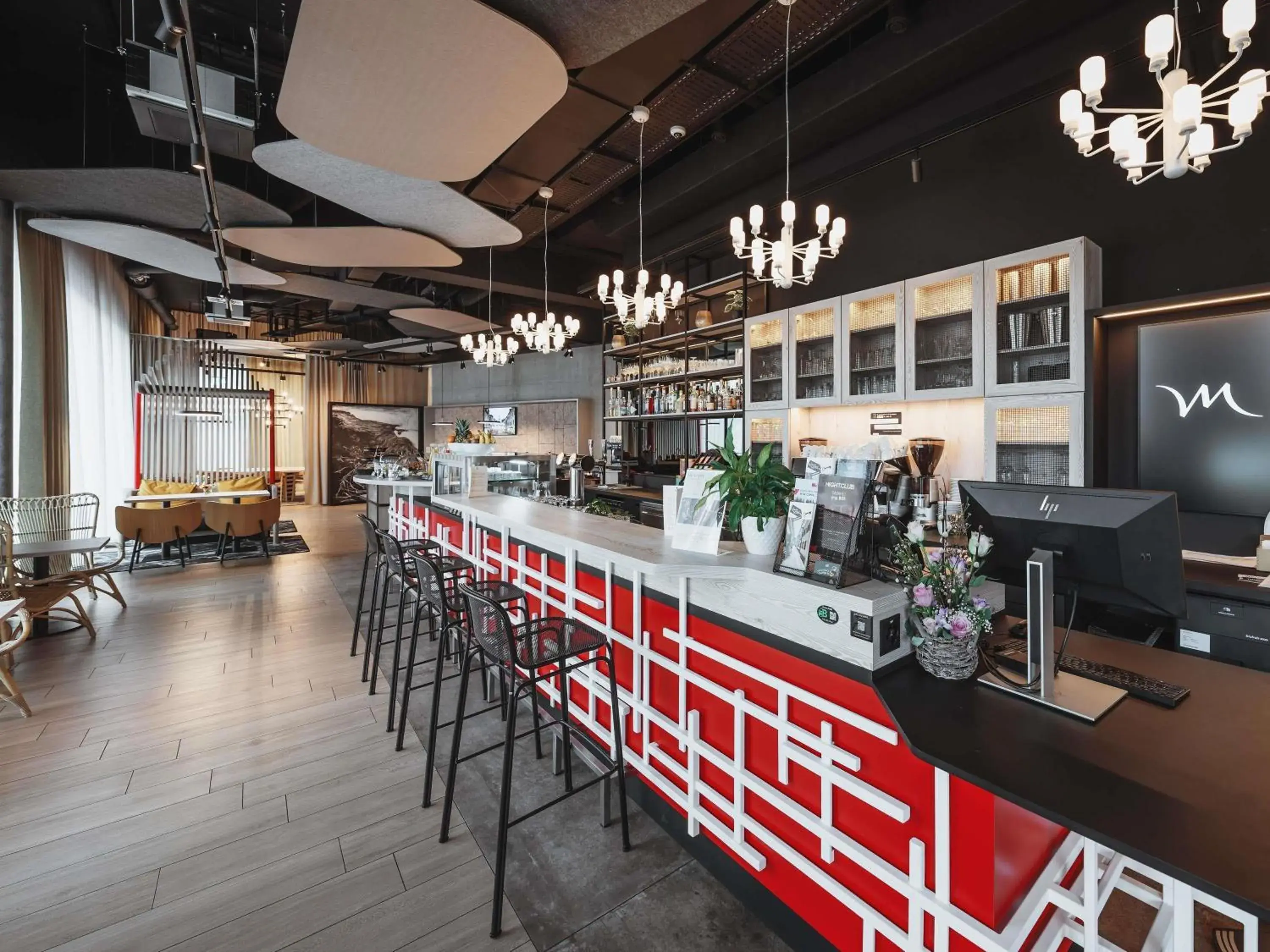 Lounge or bar in Mercure Hotel Delémont Lounge or bar in Mercure Hotel Delémont