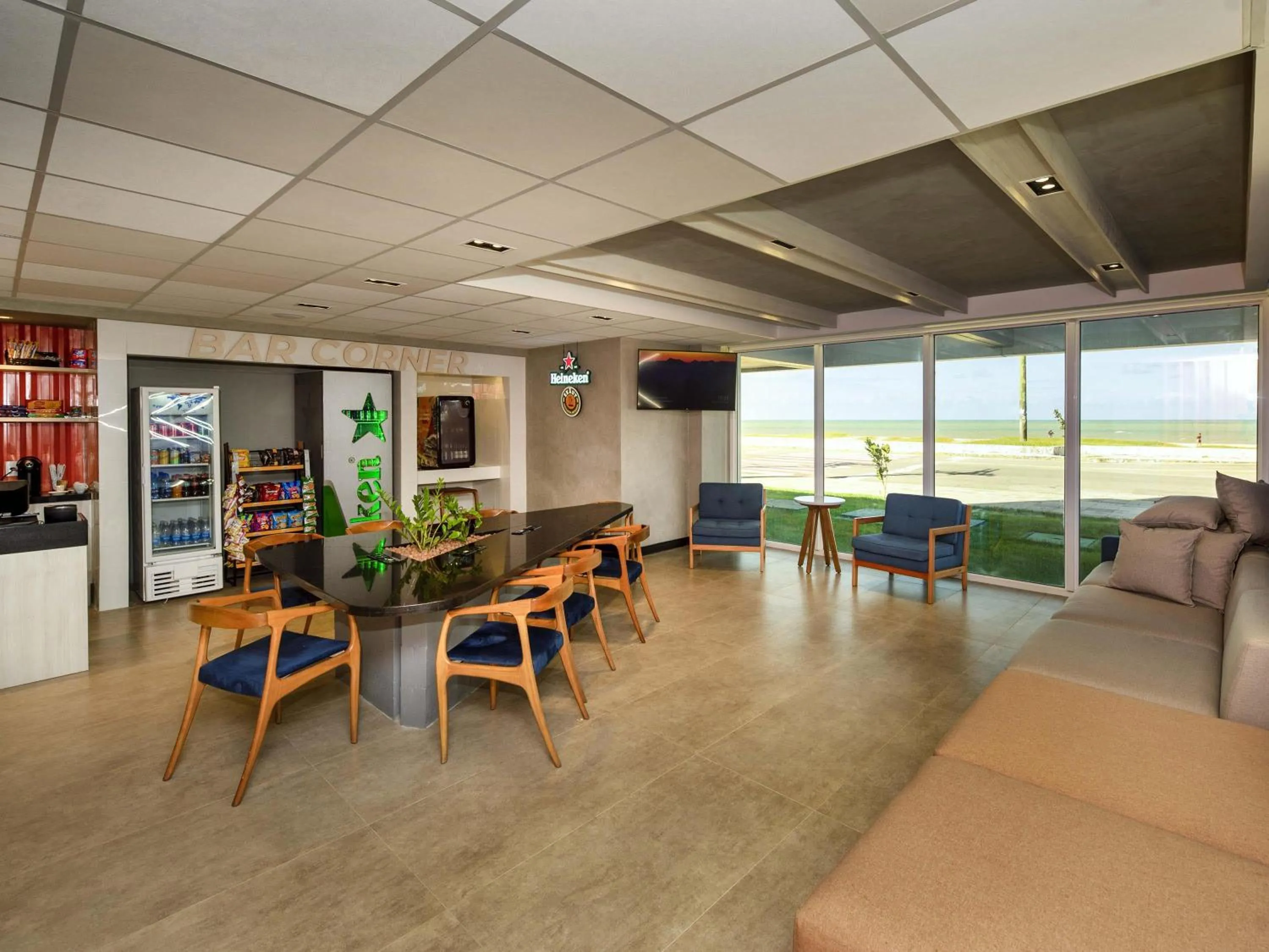 Lounge or bar in ibis budget Recife Jaboatão