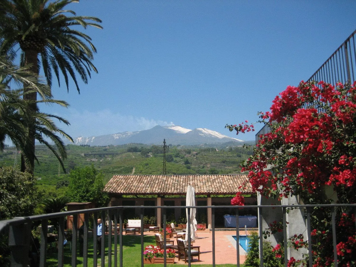Bird's eye view in Etna Hotel